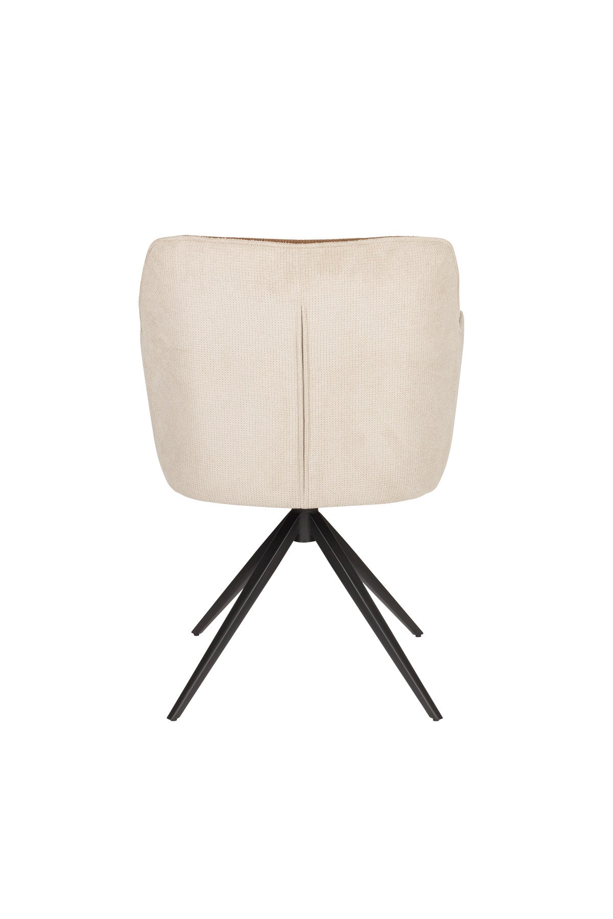 Sessel Daley Beige/Braun in Braun präsentiert im Onlineshop von KAQTU Design AG. Schalenstuhl mit Armlehne ist von White Label Living