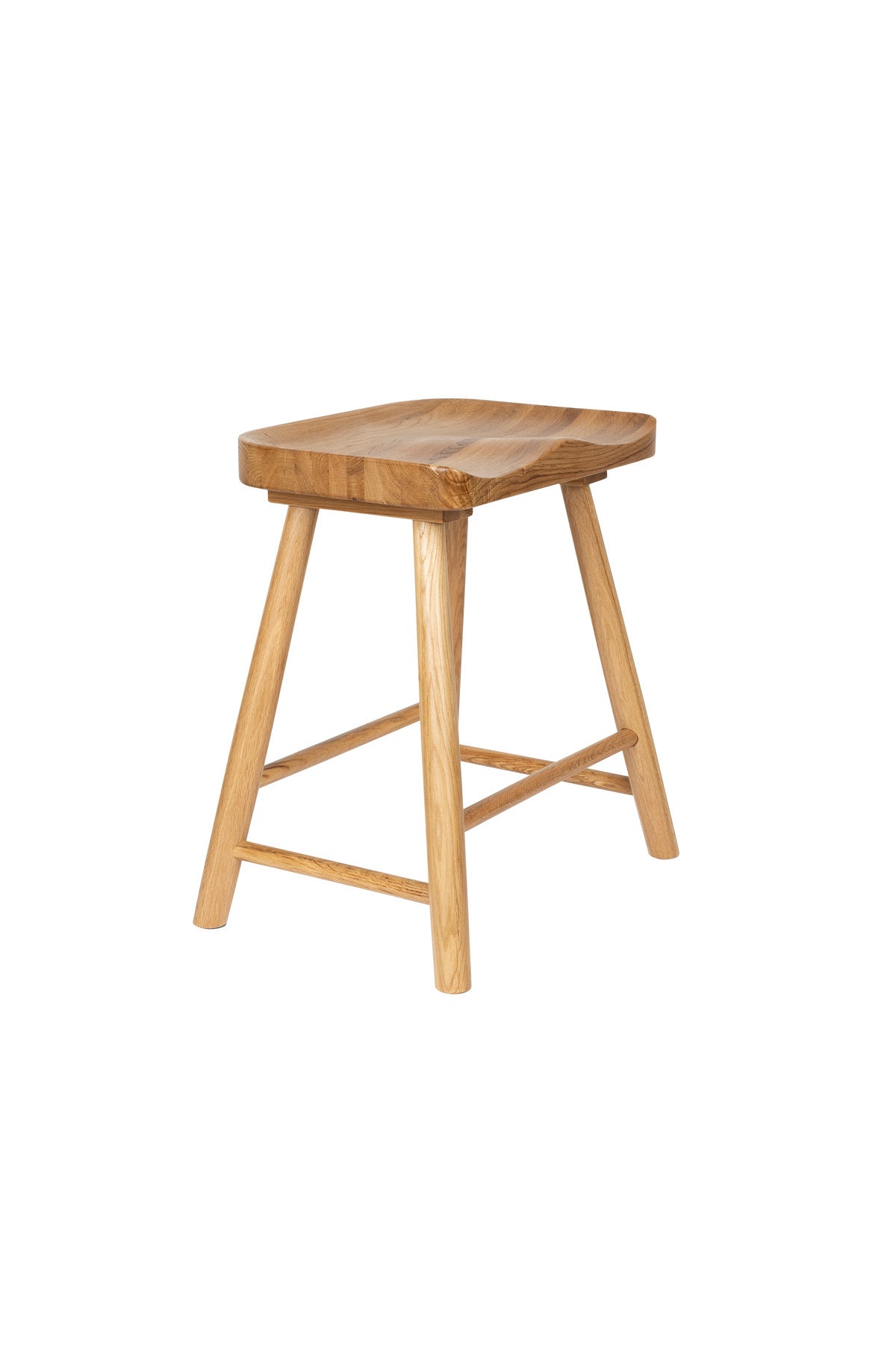 Hocker VANDER in Natur präsentiert im Onlineshop von KAQTU Design AG. Hocker ist von White Label Living