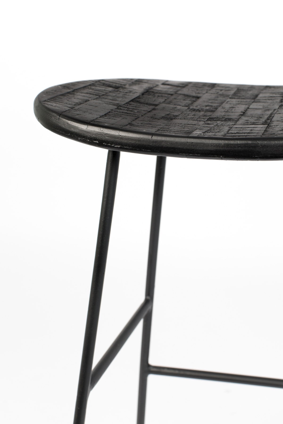 Barstuhl Tangle in Schwarz präsentiert im Onlineshop von KAQTU Design AG. Barstuhl ist von White Label Living