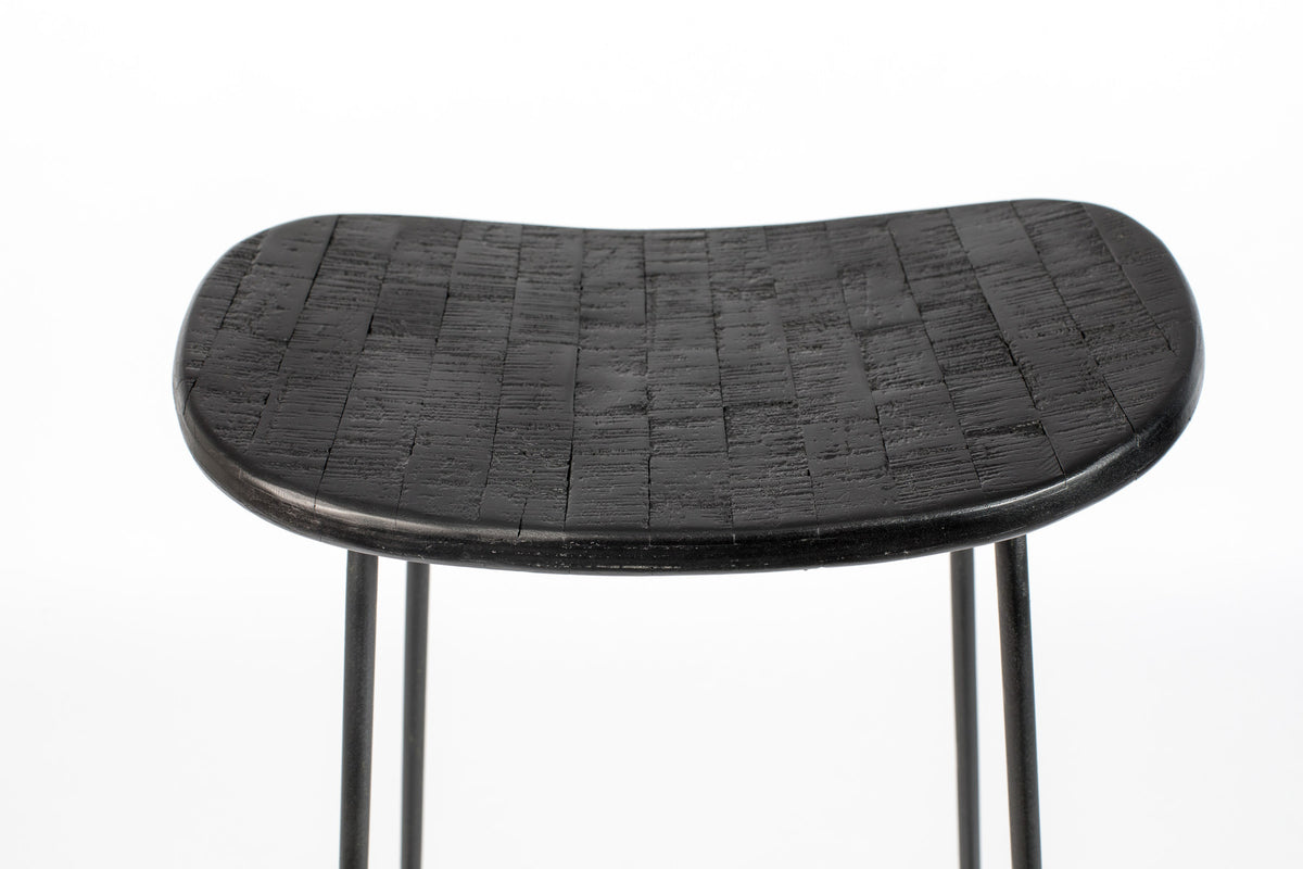 Barstuhl Tangle in Schwarz präsentiert im Onlineshop von KAQTU Design AG. Barstuhl ist von White Label Living