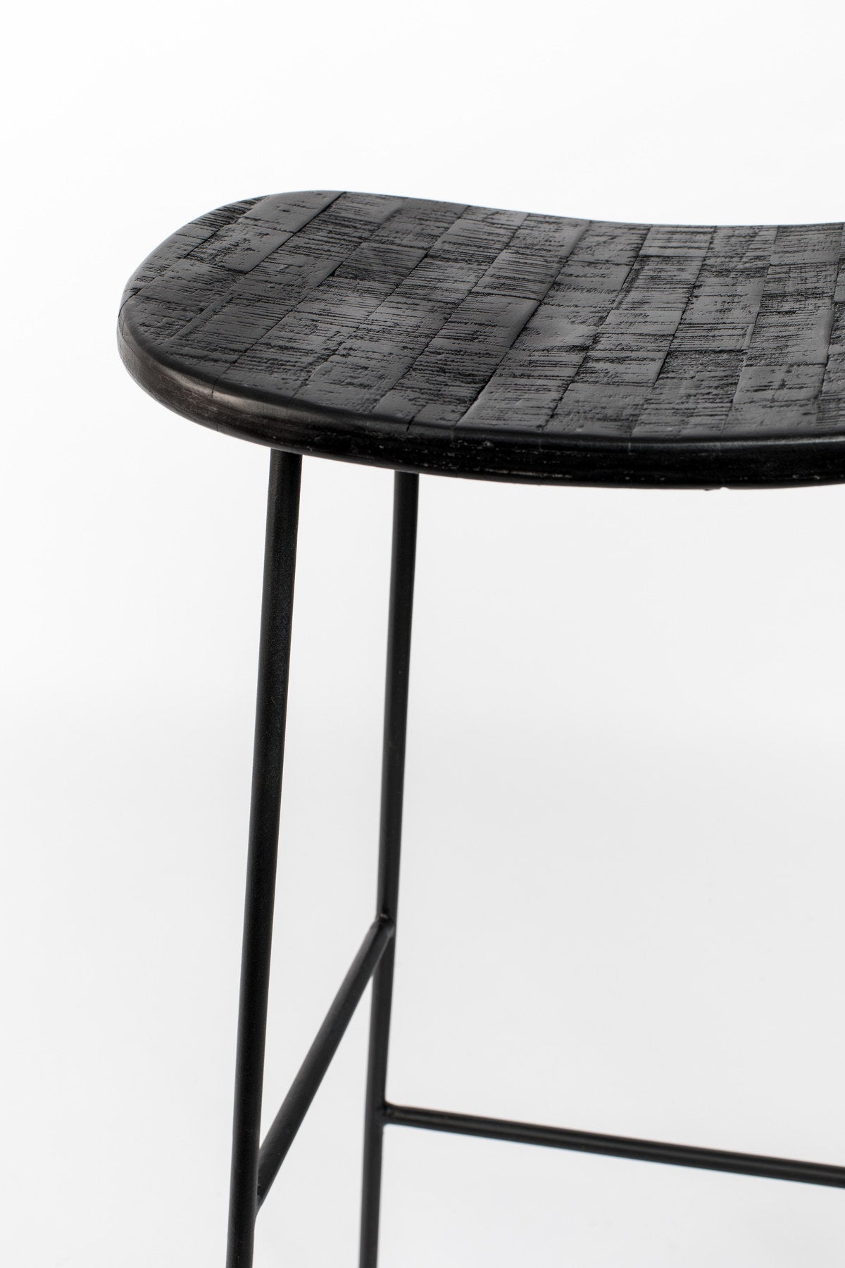 Barstuhl Tangle in Schwarz präsentiert im Onlineshop von KAQTU Design AG. Barstuhl ist von White Label Living
