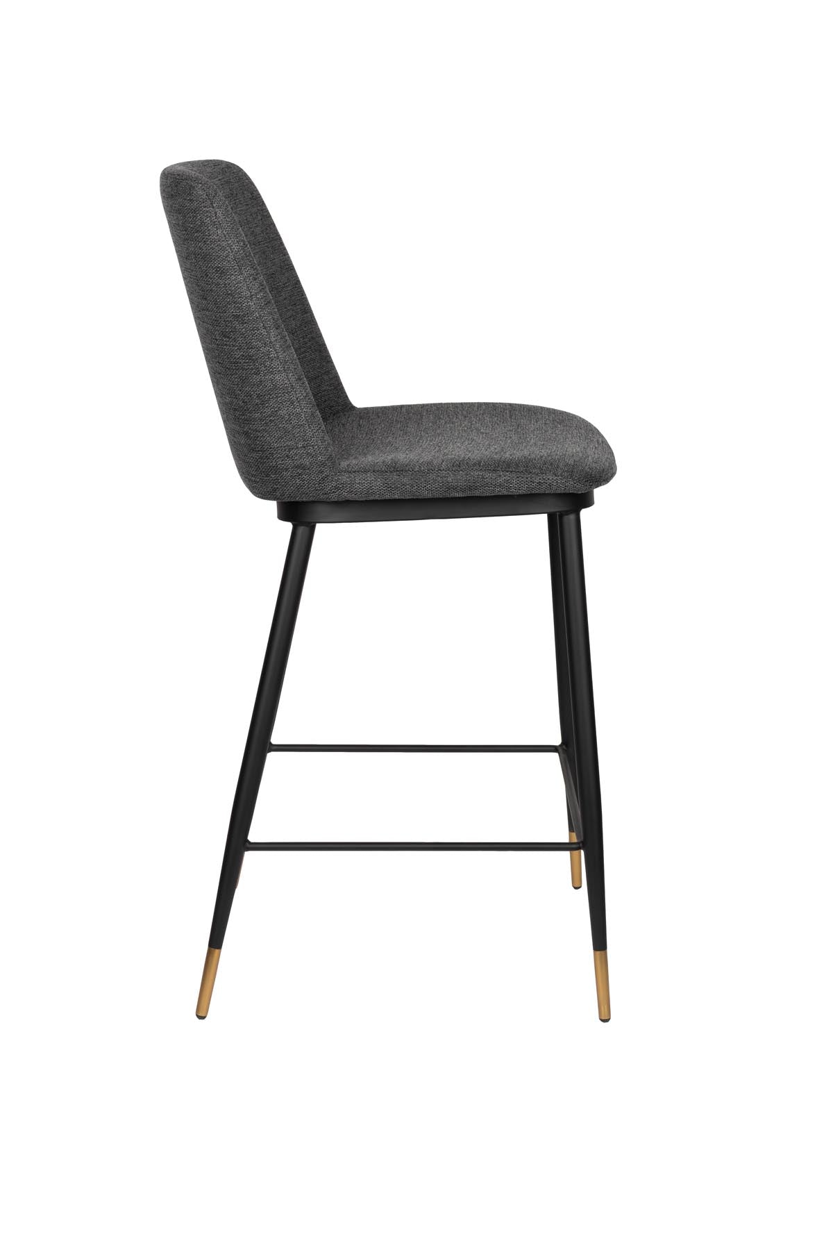 Barstuhl LIONEL in Dunkelgrau präsentiert im Onlineshop von KAQTU Design AG. Barstuhl ist von White Label Living