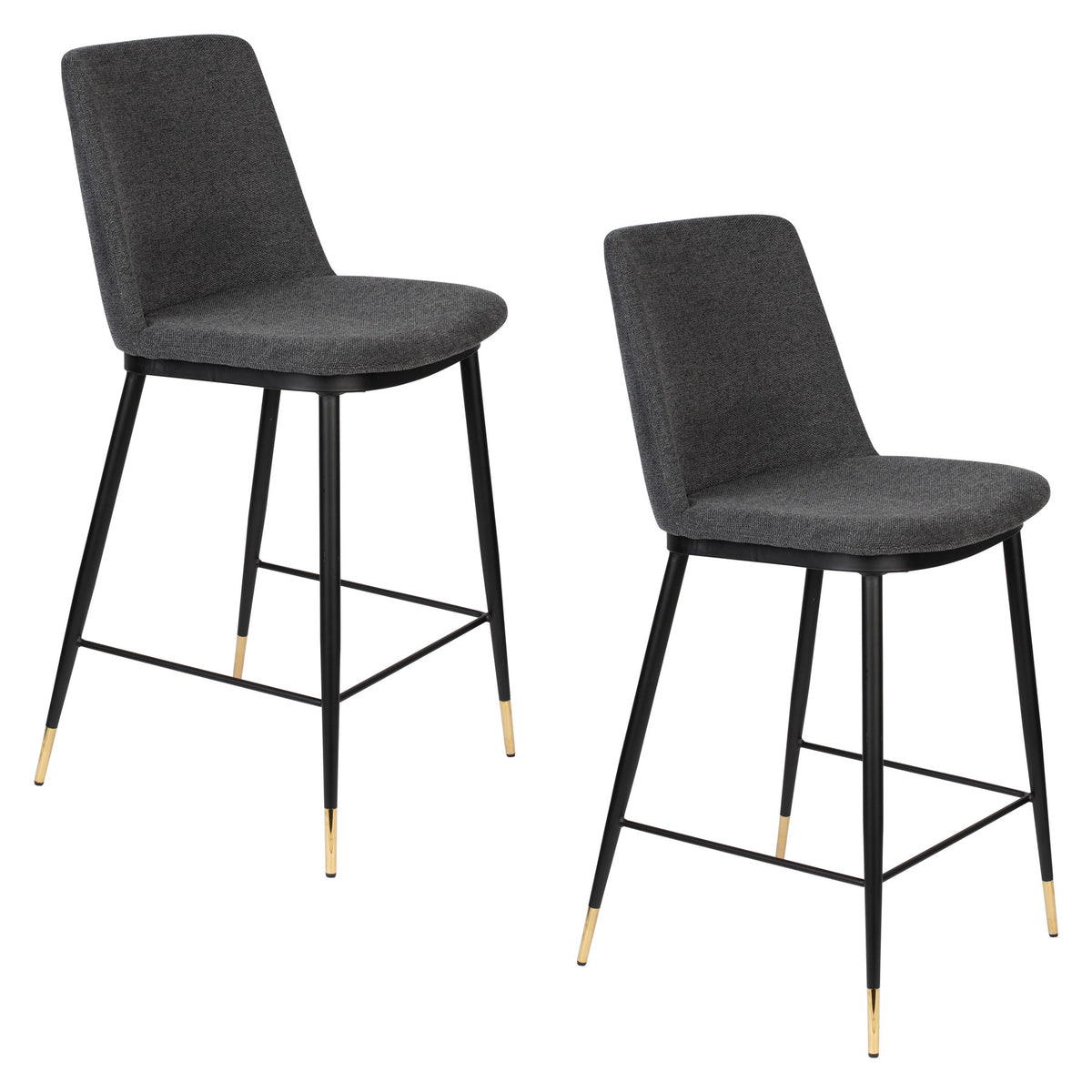 Barstuhl LIONEL in Grau präsentiert im Onlineshop von KAQTU Design AG. Barstuhl ist von White Label Living