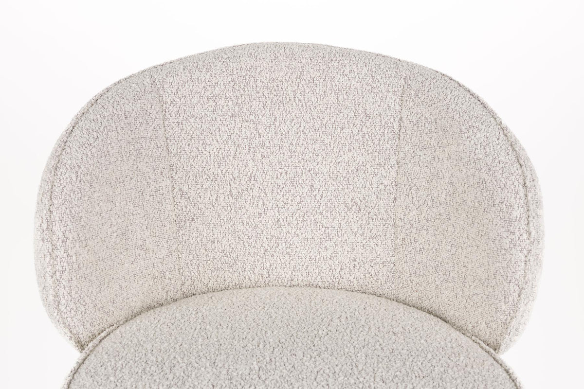 Barhocker Joa Beige in beige präsentiert im Onlineshop von KAQTU Design AG. Barstuhl ist von White Label Living