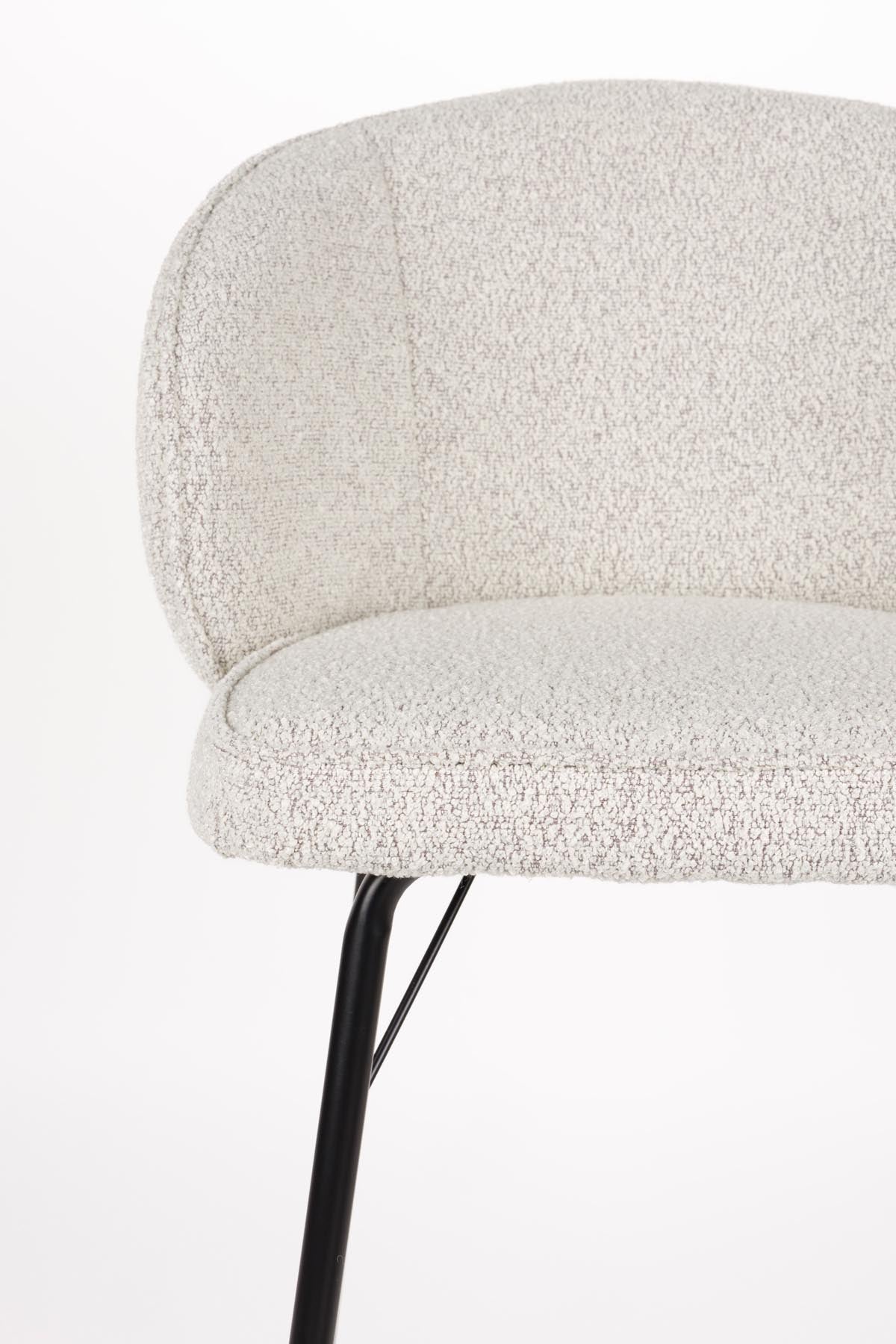 Barhocker Joa Beige in beige präsentiert im Onlineshop von KAQTU Design AG. Barstuhl ist von White Label Living