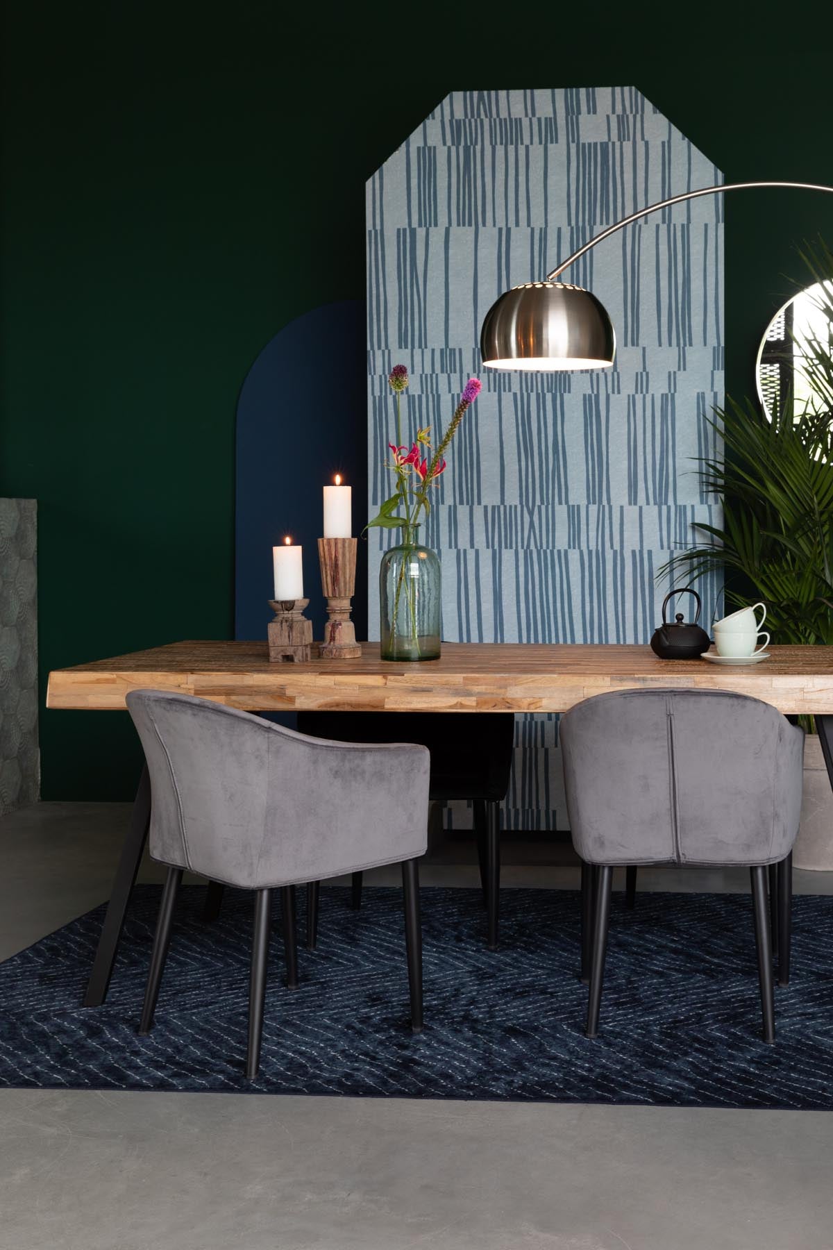 Tisch Suri in Natur präsentiert im Onlineshop von KAQTU Design AG. Esstisch ist von White Label Living
