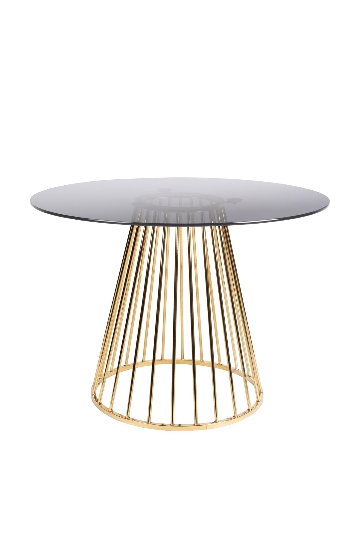 Tisch FLORIS in Grau/Gold präsentiert im Onlineshop von KAQTU Design AG. Esstisch ist von White Label Living