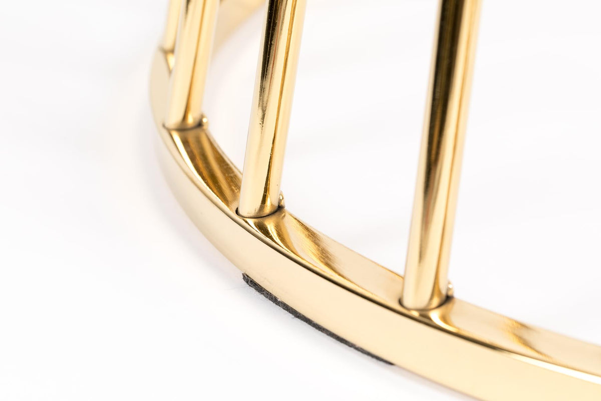 Tisch FLORIS in Grau/Gold präsentiert im Onlineshop von KAQTU Design AG. Esstisch ist von White Label Living