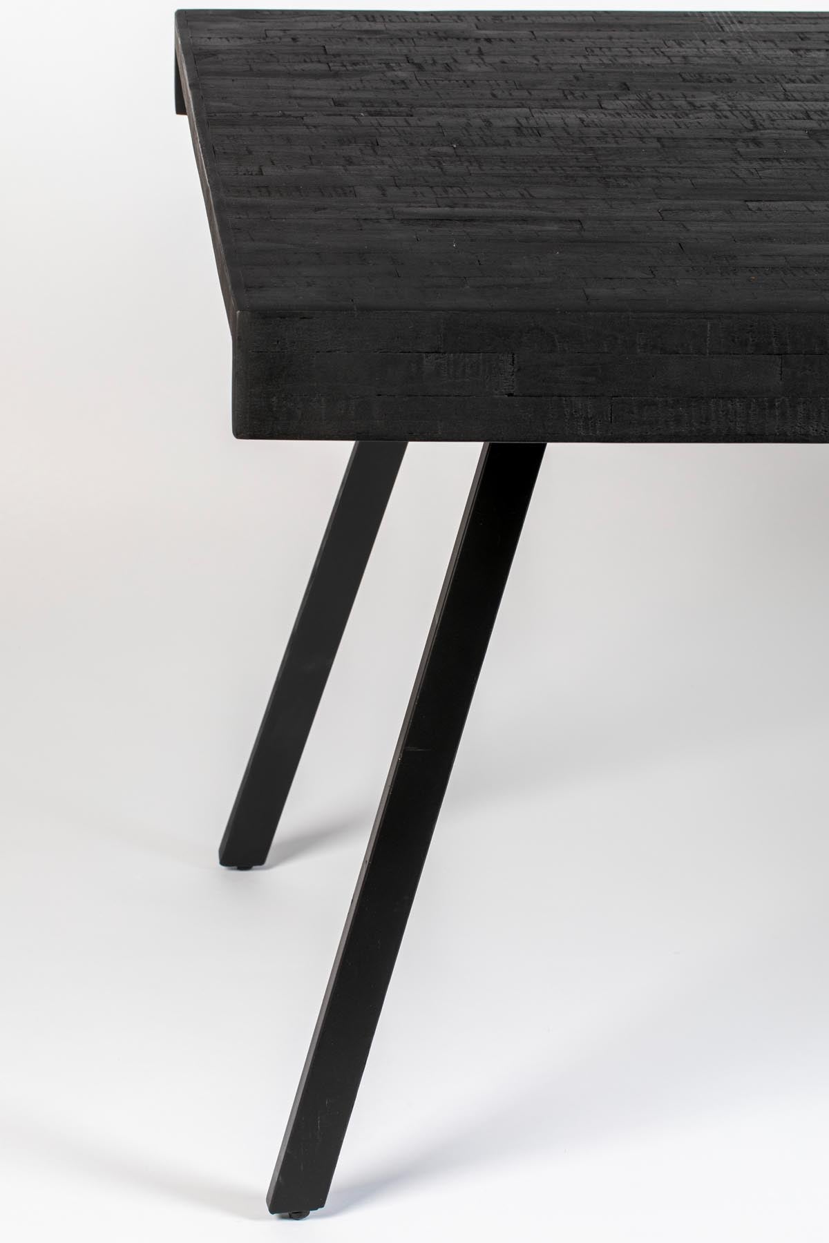 Tisch Suri in Schwarz präsentiert im Onlineshop von KAQTU Design AG. Esstisch ist von White Label Living
