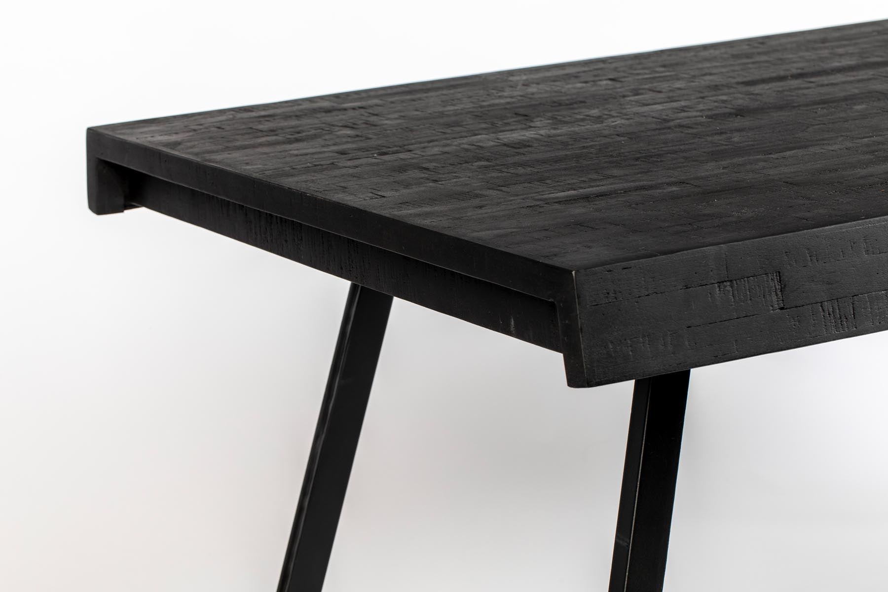 Tisch Suri in Schwarz präsentiert im Onlineshop von KAQTU Design AG. Esstisch ist von White Label Living