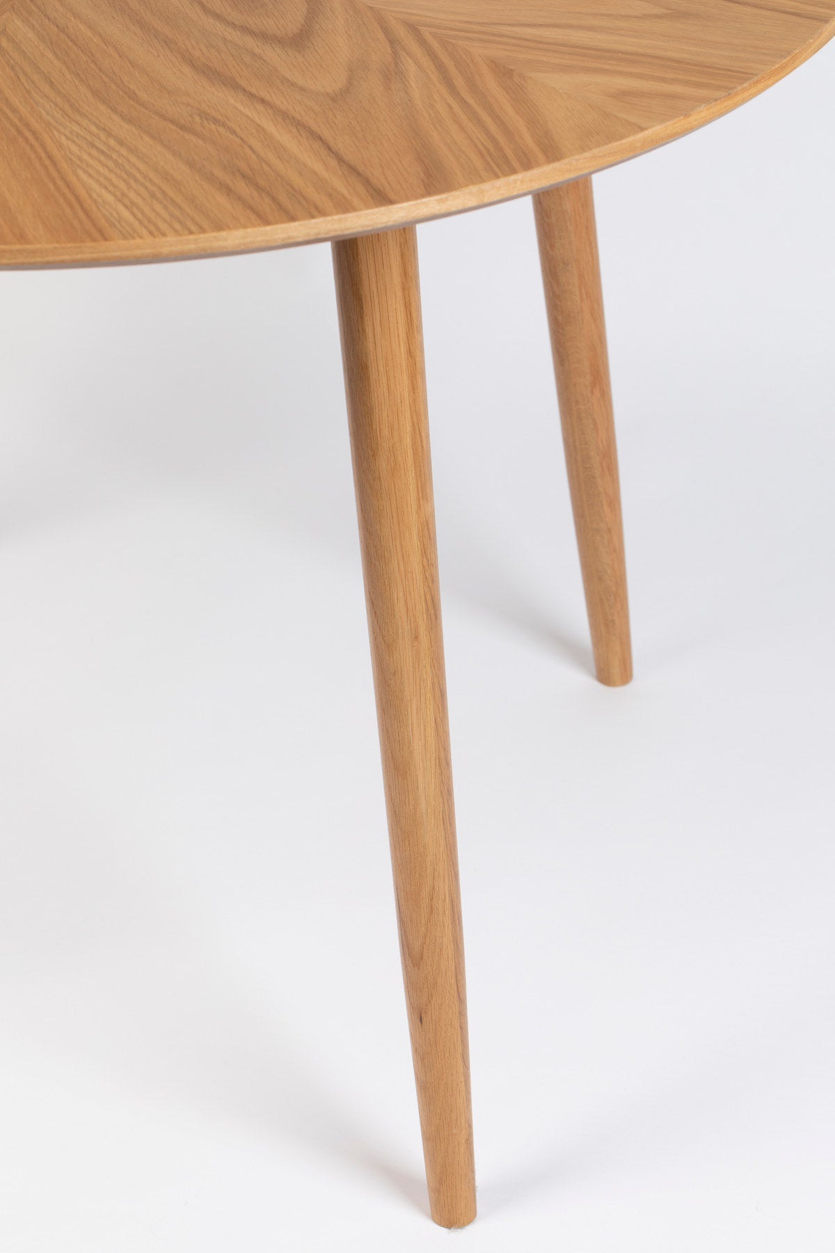 Tisch Fabio rund in Braun präsentiert im Onlineshop von KAQTU Design AG. Esstisch ist von White Label Living