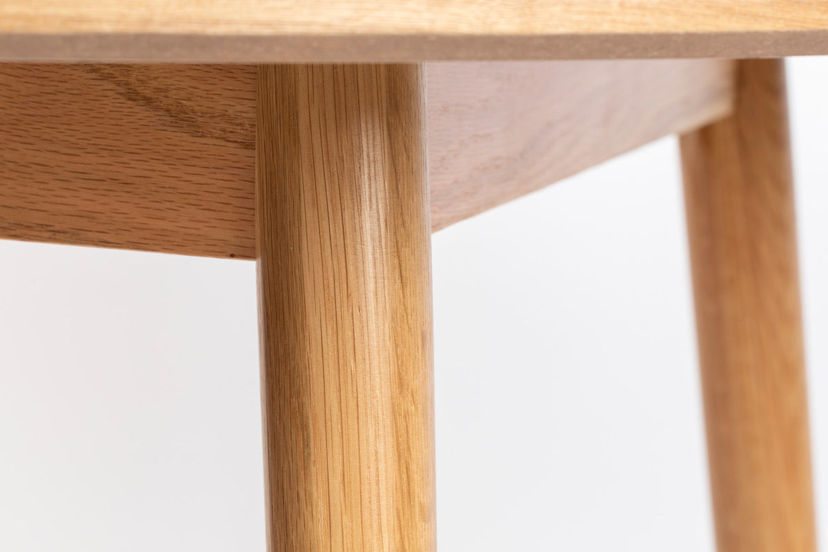Tisch Fabio rund in Natur präsentiert im Onlineshop von KAQTU Design AG. Esstisch ist von White Label Living