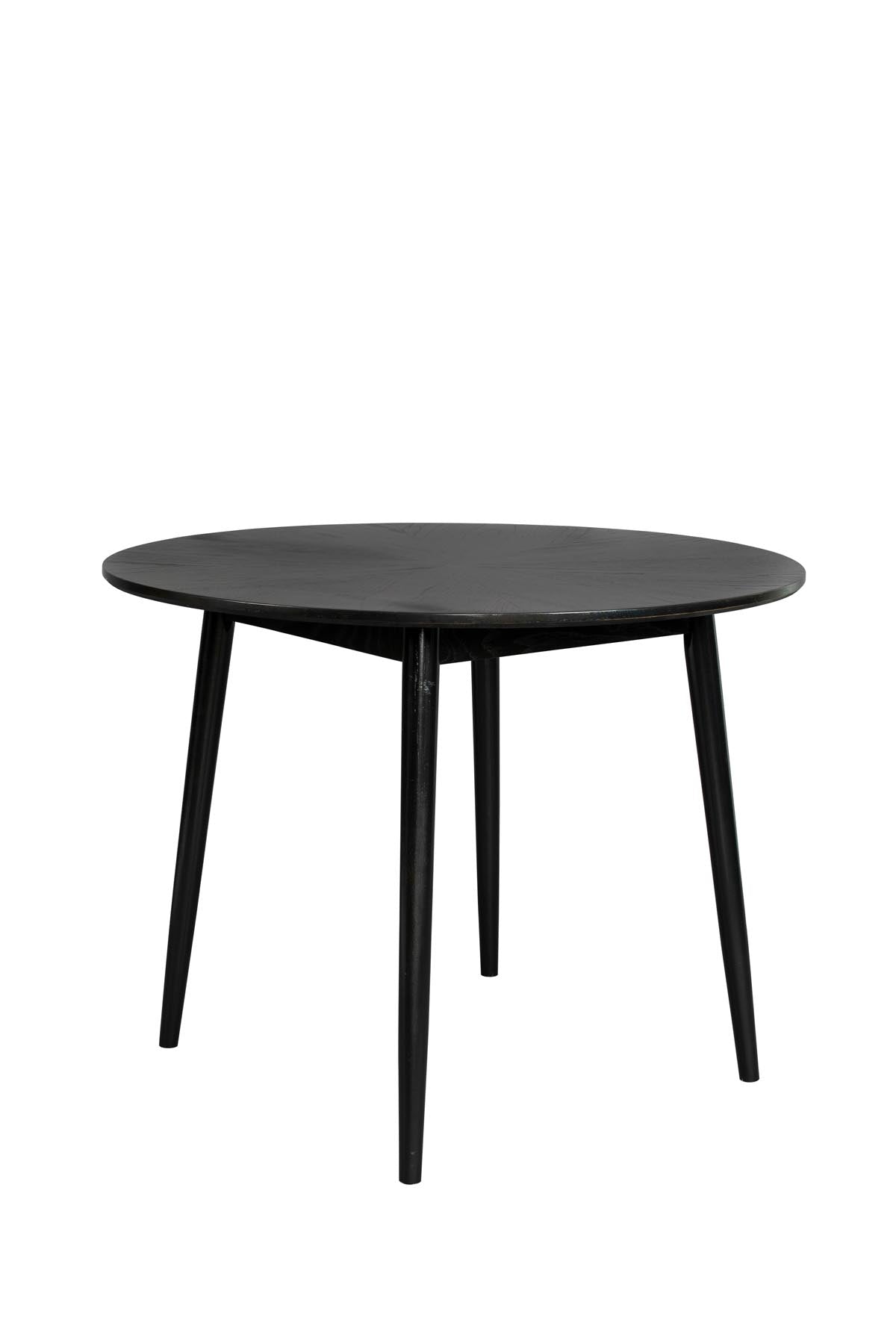 Tisch Fabio rund in Schwarz präsentiert im Onlineshop von KAQTU Design AG. Esstisch ist von White Label Living