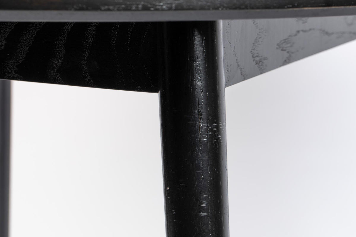 Tisch Fabio rund in Schwarz präsentiert im Onlineshop von KAQTU Design AG. Esstisch ist von White Label Living