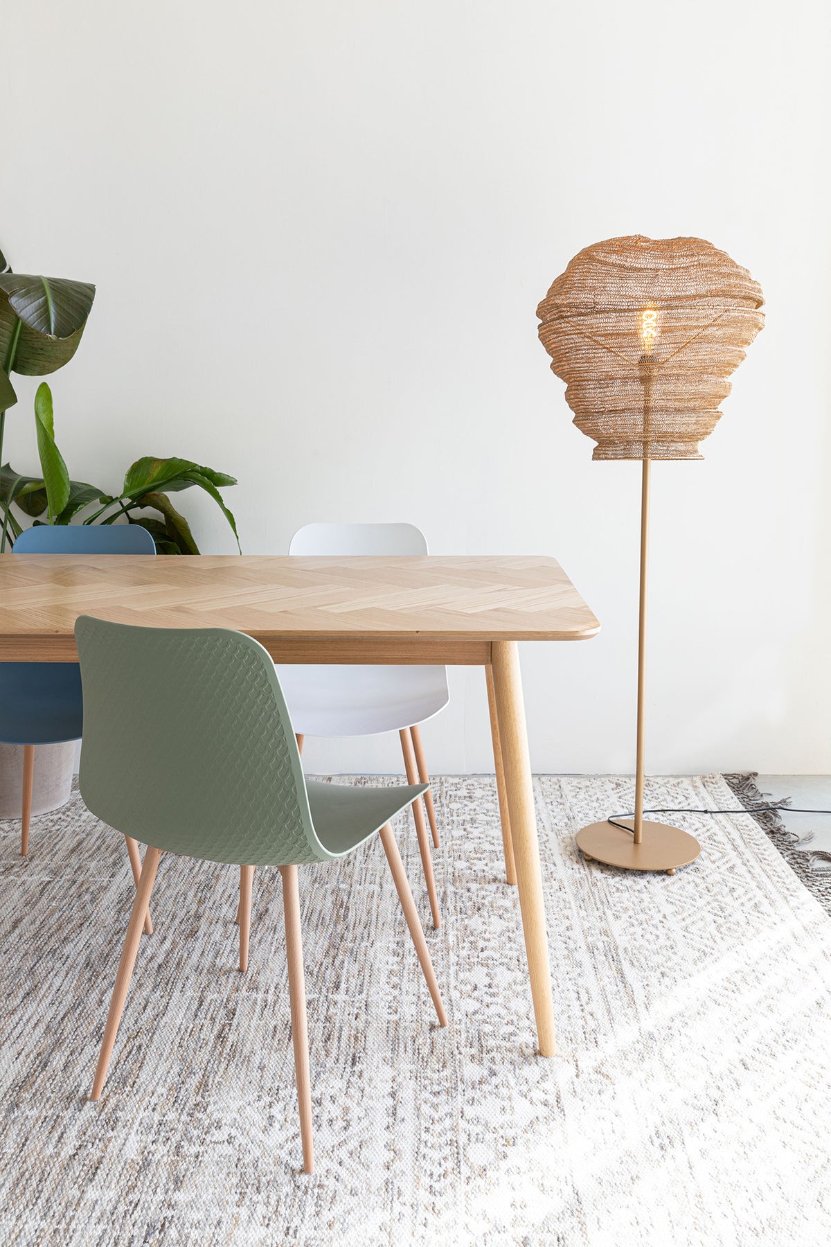 Tisch Fabio in Natur präsentiert im Onlineshop von KAQTU Design AG. Esstisch ist von White Label Living