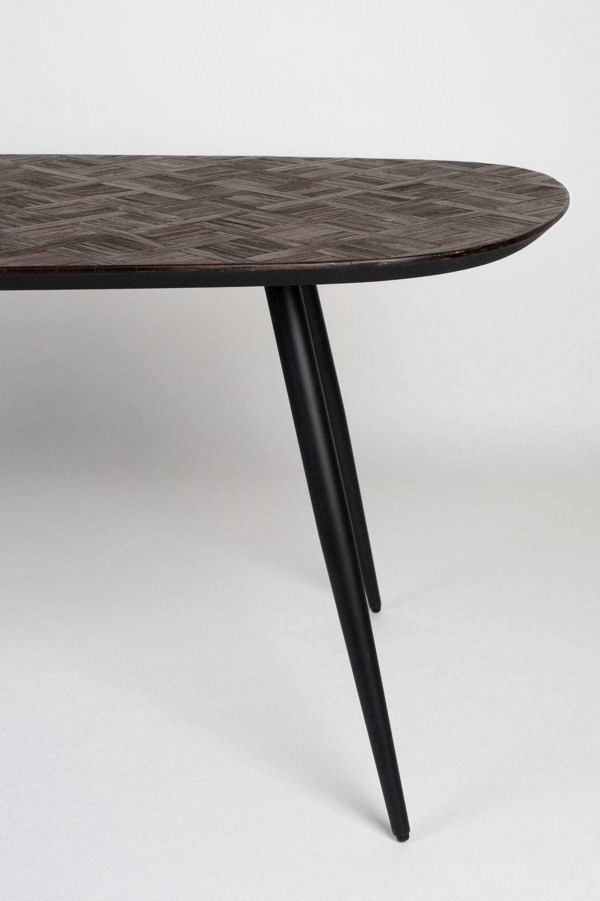 Webster Esstisch rechteckig in Braun präsentiert im Onlineshop von KAQTU Design AG. Esstisch ist von White Label Living