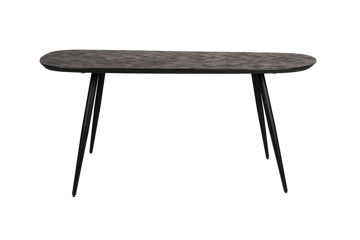 Webster Esstisch rechteckig in Braun präsentiert im Onlineshop von KAQTU Design AG. Esstisch ist von White Label Living