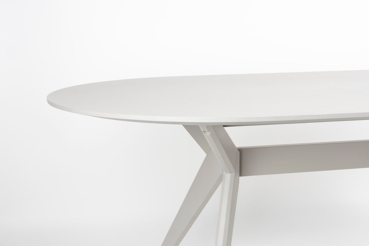 Tisch Zeme Capsule in beige präsentiert im Onlineshop von KAQTU Design AG. Esstisch ist von White Label Living