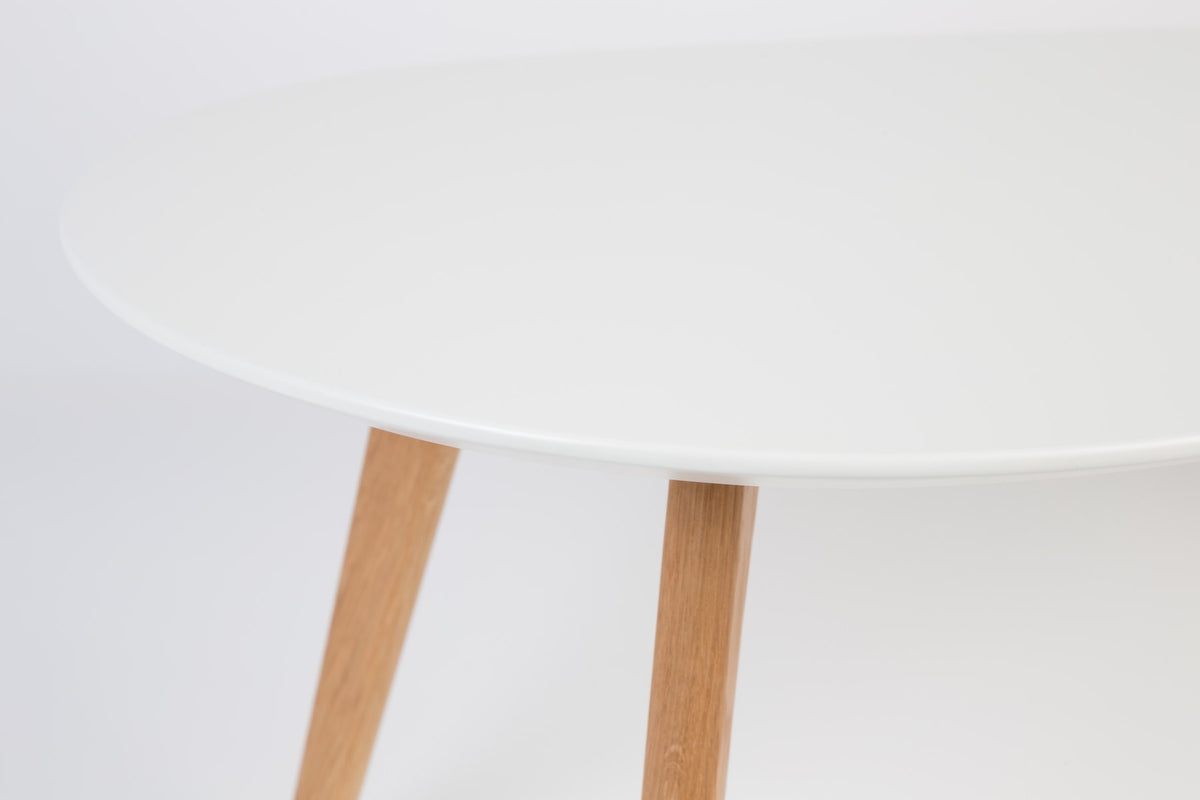 Beistelltisch Drop 2er Set in Weiss/Natur präsentiert im Onlineshop von KAQTU Design AG. Couchtisch ist von White Label Living