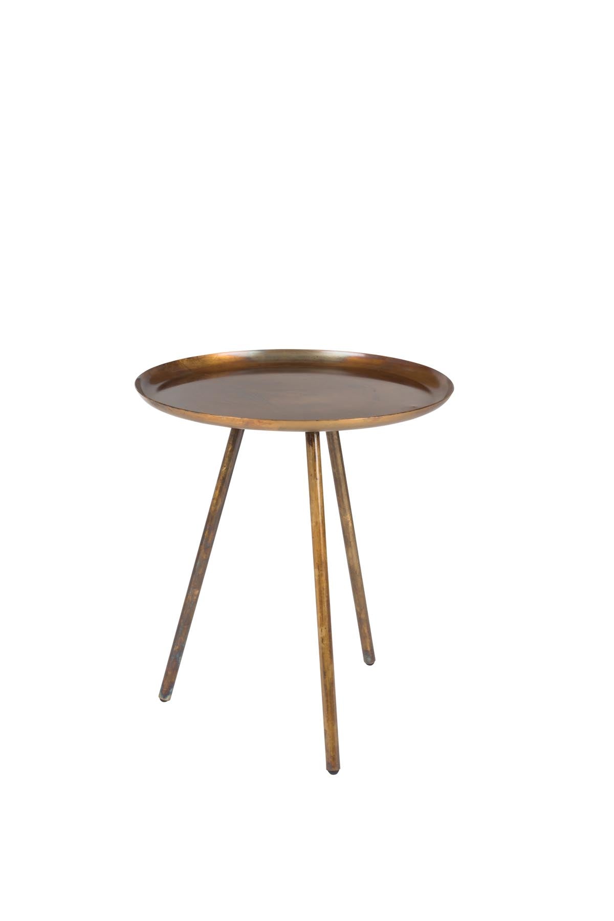 Beistelltisch Frost in Kupfer präsentiert im Onlineshop von KAQTU Design AG. Beistelltisch ist von White Label Living