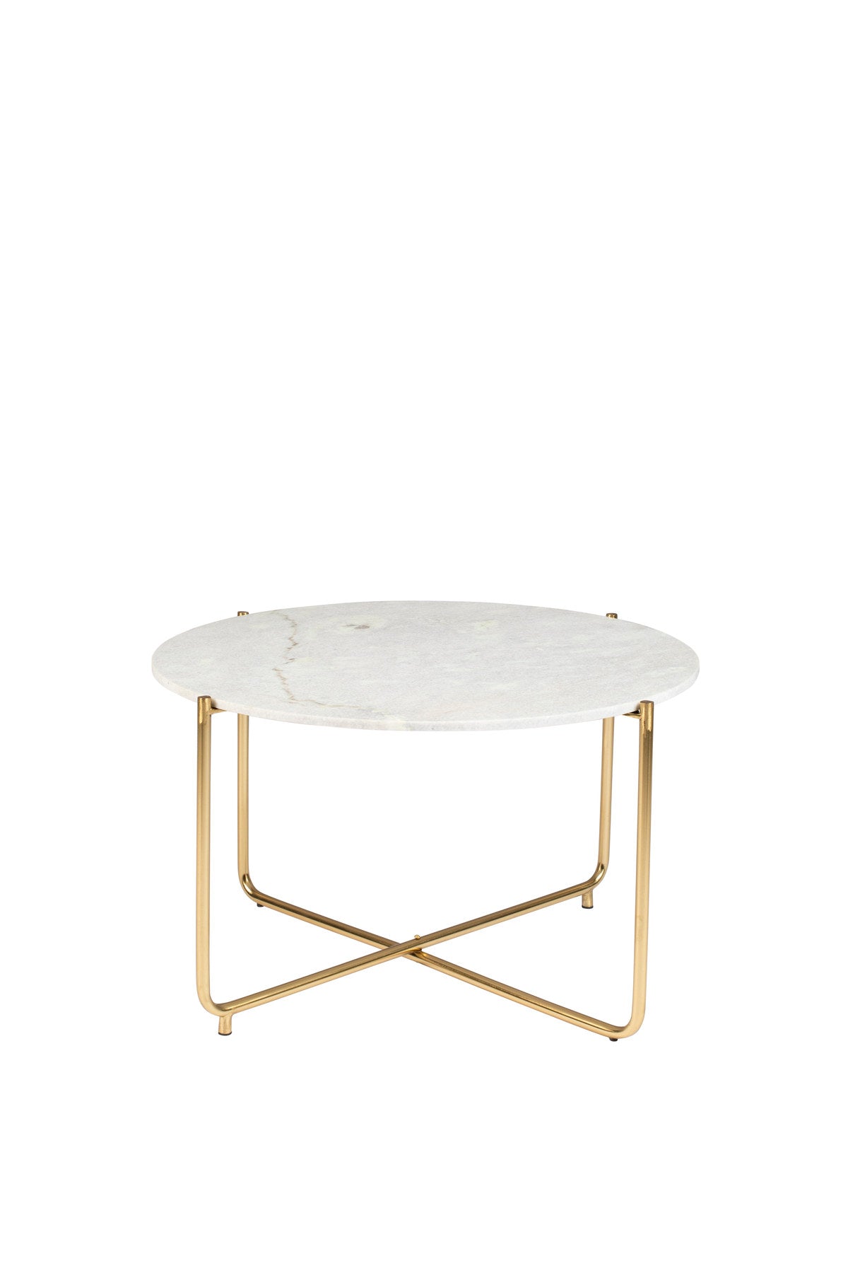 Beistelltisch TIMPA MARBLE in Weiss präsentiert im Onlineshop von KAQTU Design AG. Couchtisch ist von White Label Living