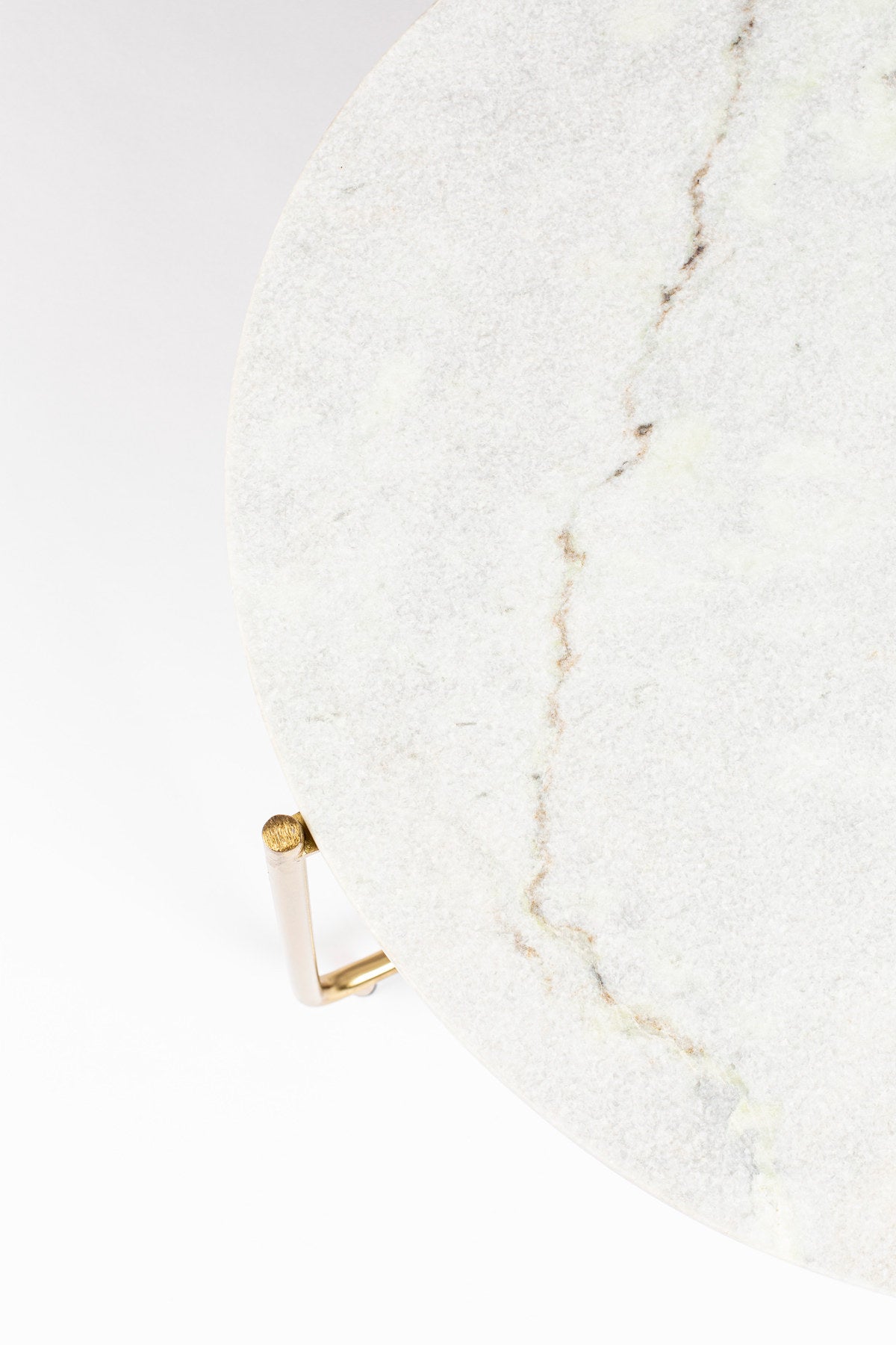 Beistelltisch TIMPA MARBLE in Weiss präsentiert im Onlineshop von KAQTU Design AG. Couchtisch ist von White Label Living