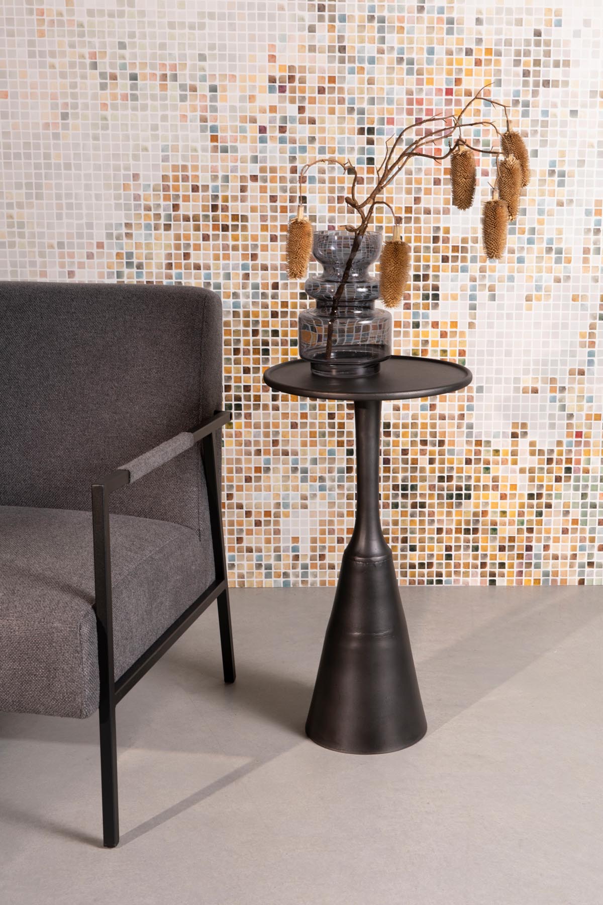 Beistelltisch Noah in Schwarz präsentiert im Onlineshop von KAQTU Design AG. Beistelltisch ist von White Label Living