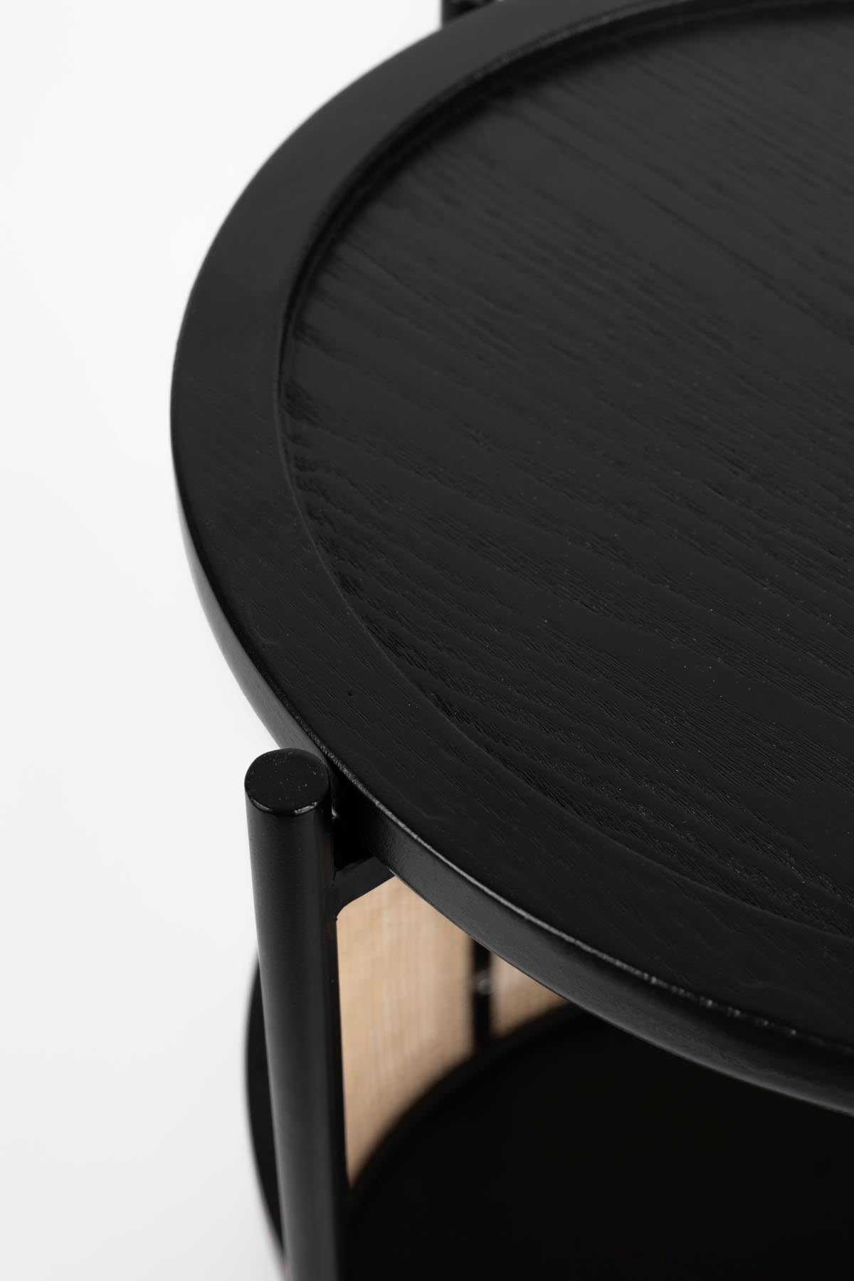 Beistelltisch MAKOTO in Schwarz präsentiert im Onlineshop von KAQTU Design AG. Couchtisch ist von White Label Living