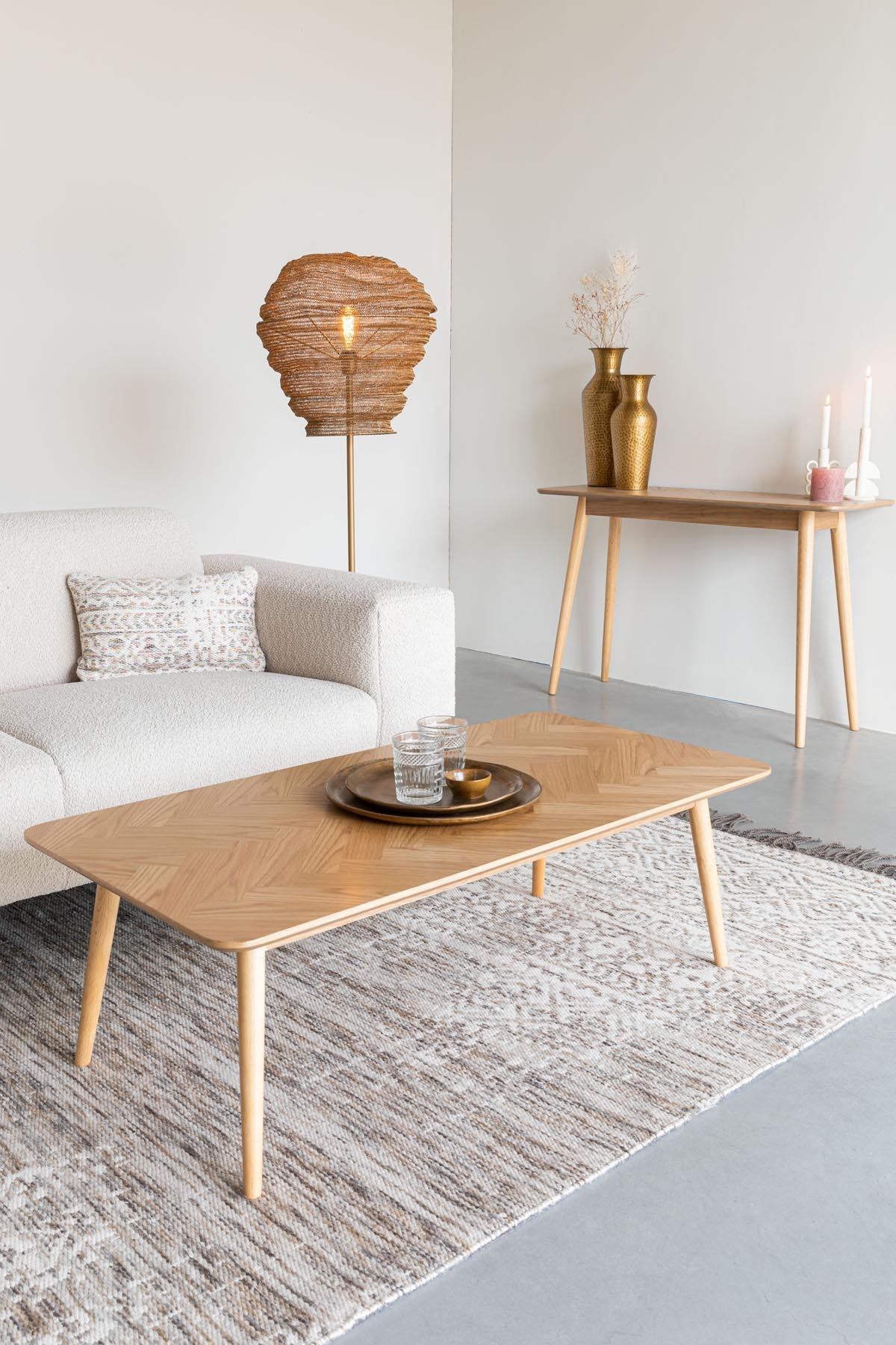 Beistelltisch Fabio in Natur präsentiert im Onlineshop von KAQTU Design AG. Couchtisch ist von White Label Living