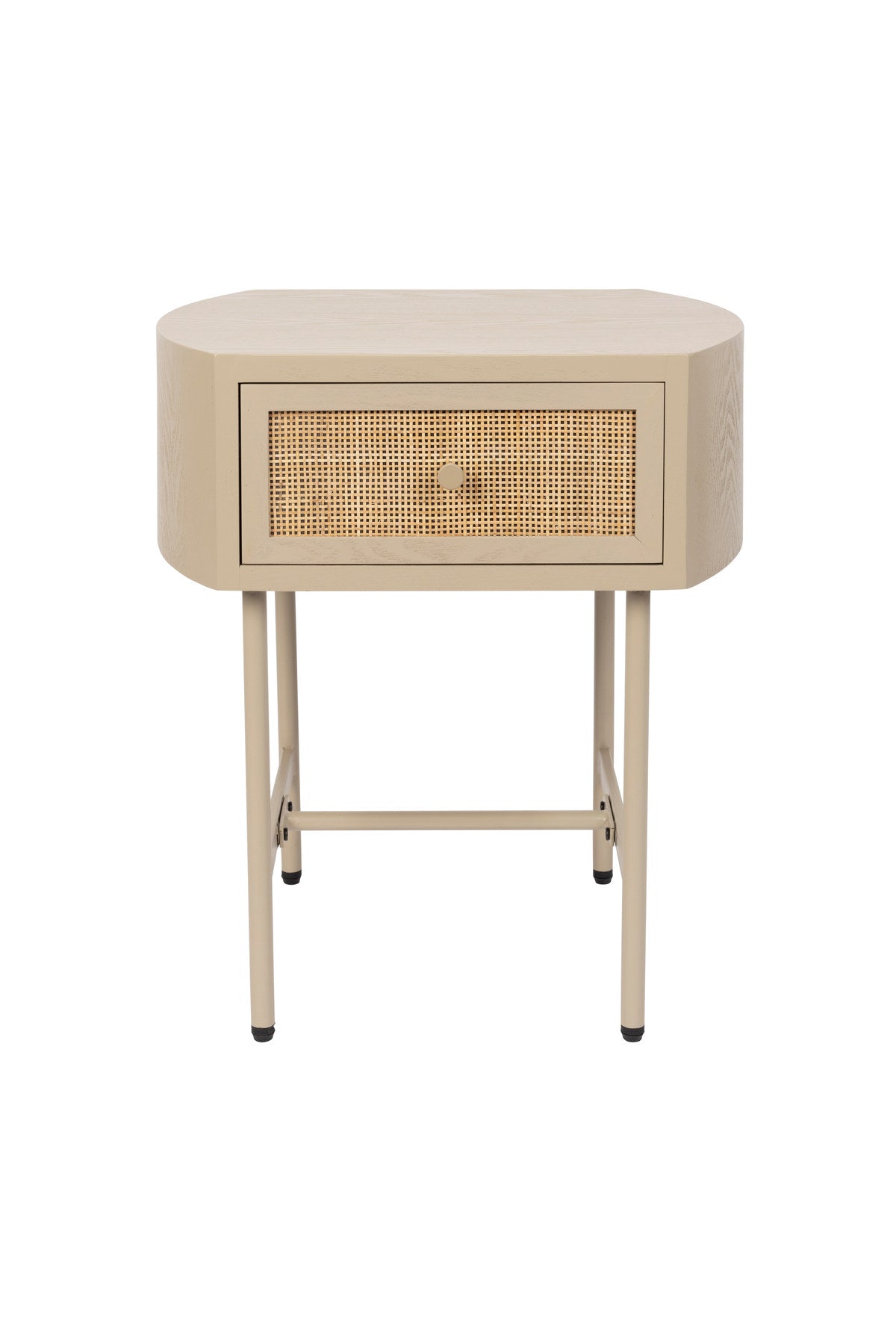Beistelltisch AMAYA in beige präsentiert im Onlineshop von KAQTU Design AG. Beistelltisch ist von White Label Living