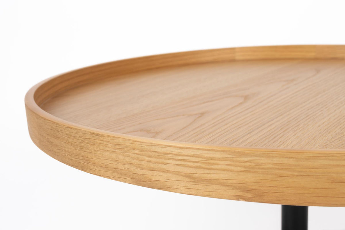 Beistelltisch Yuri Oak L in Braun präsentiert im Onlineshop von KAQTU Design AG. Couchtisch ist von White Label Living