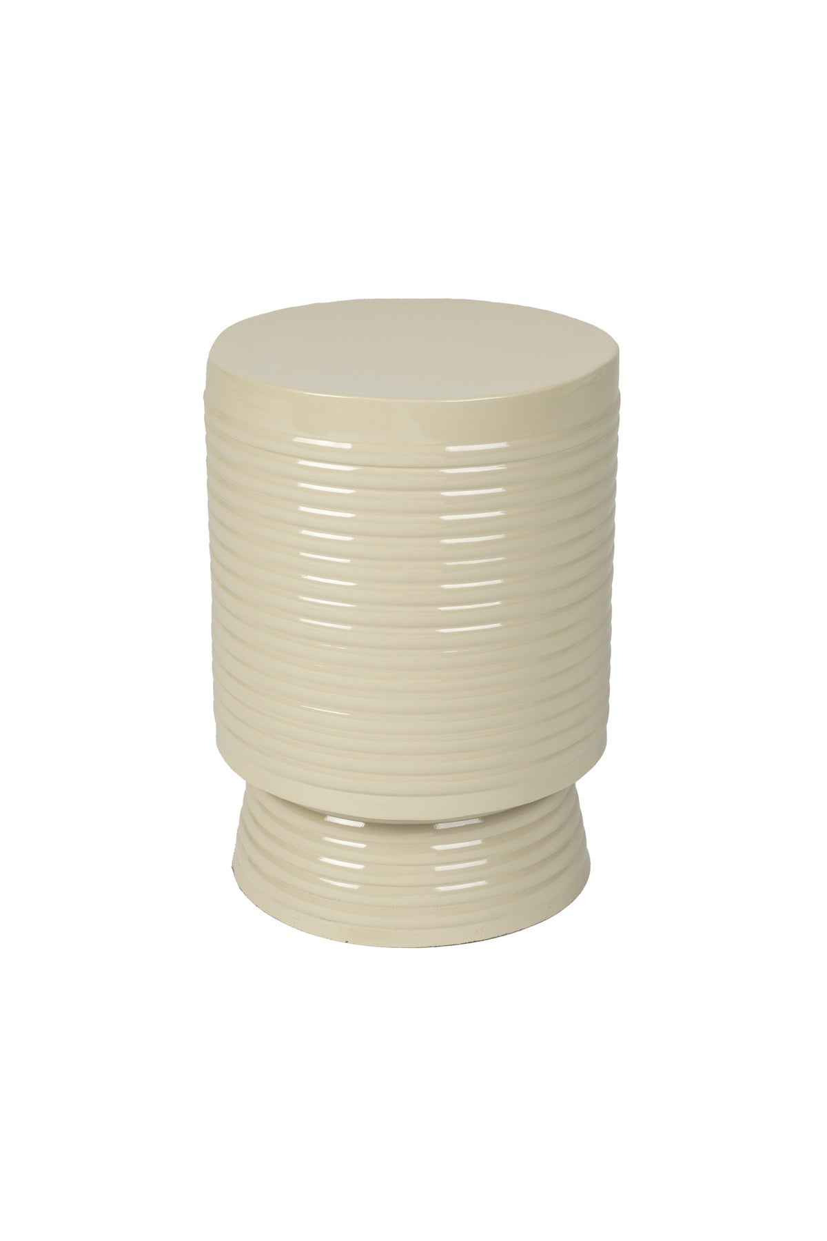Sven Beistelltisch Elfenbein S in beige präsentiert im Onlineshop von KAQTU Design AG. Beistelltisch ist von White Label Living