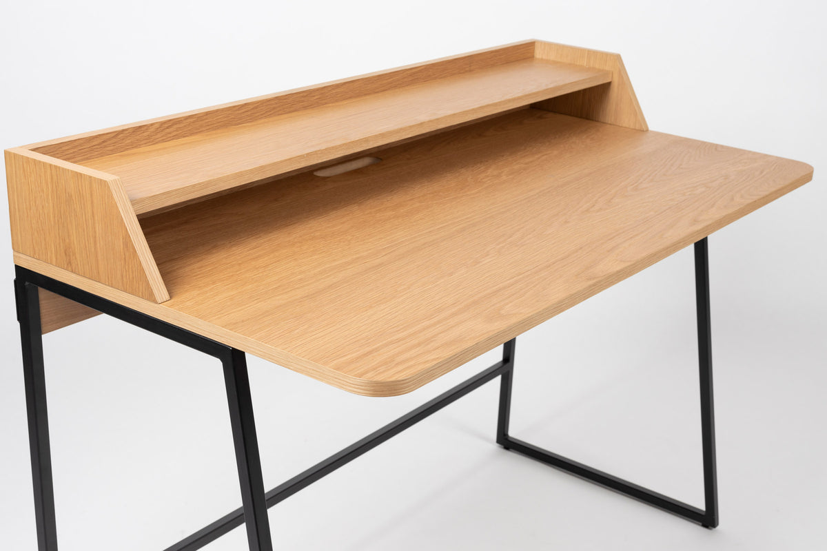 Schreibtisch GIORGIO in Braun präsentiert im Onlineshop von KAQTU Design AG. Schreibtisch ist von White Label Living