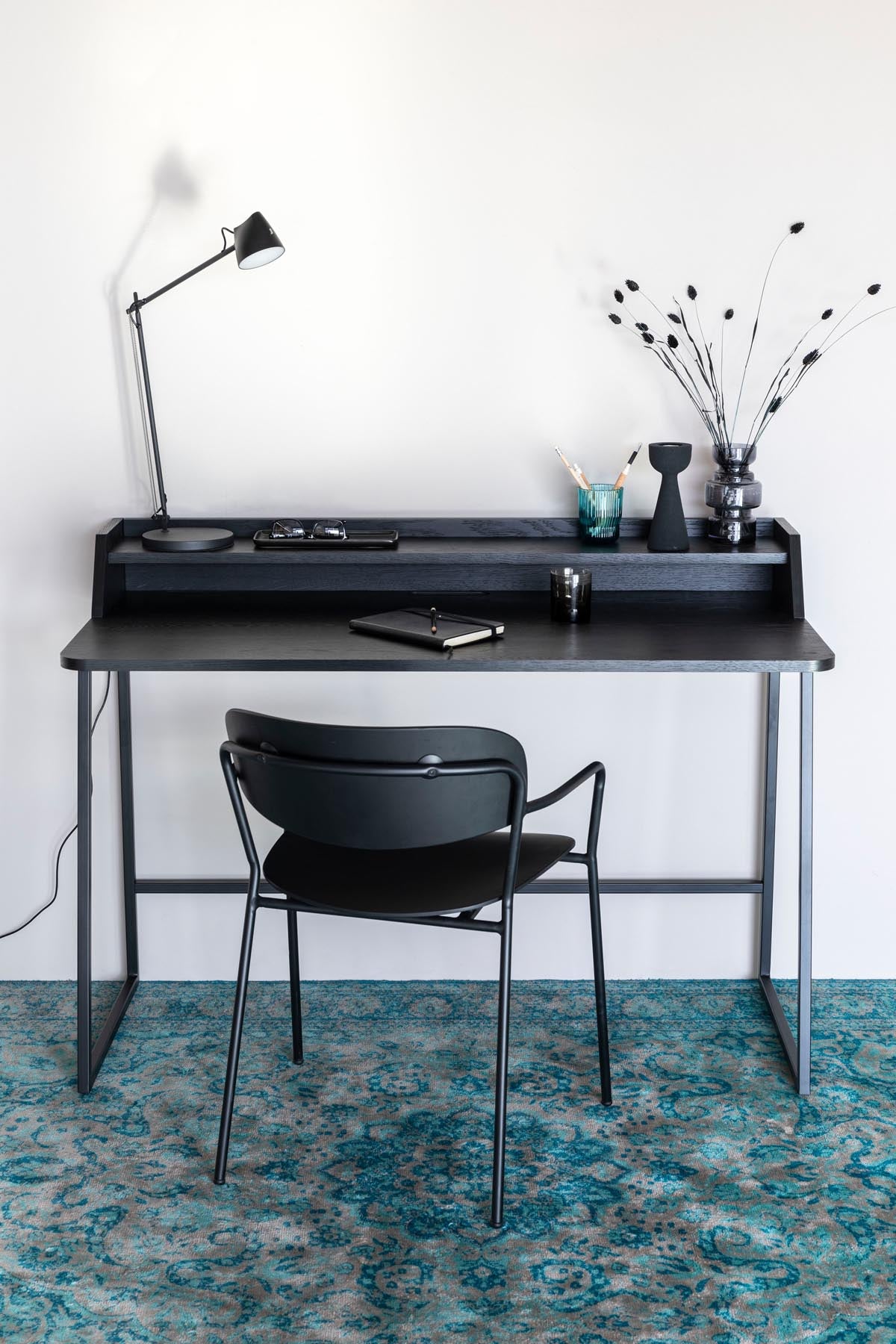 Schreibtisch GIORGIO in Schwarz präsentiert im Onlineshop von KAQTU Design AG. Schreibtisch ist von White Label Living
