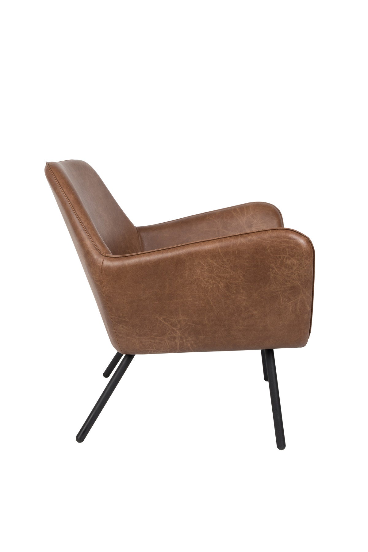 Sessel BON in Braun präsentiert im Onlineshop von KAQTU Design AG. Sessel mit Armlehnen ist von White Label Living