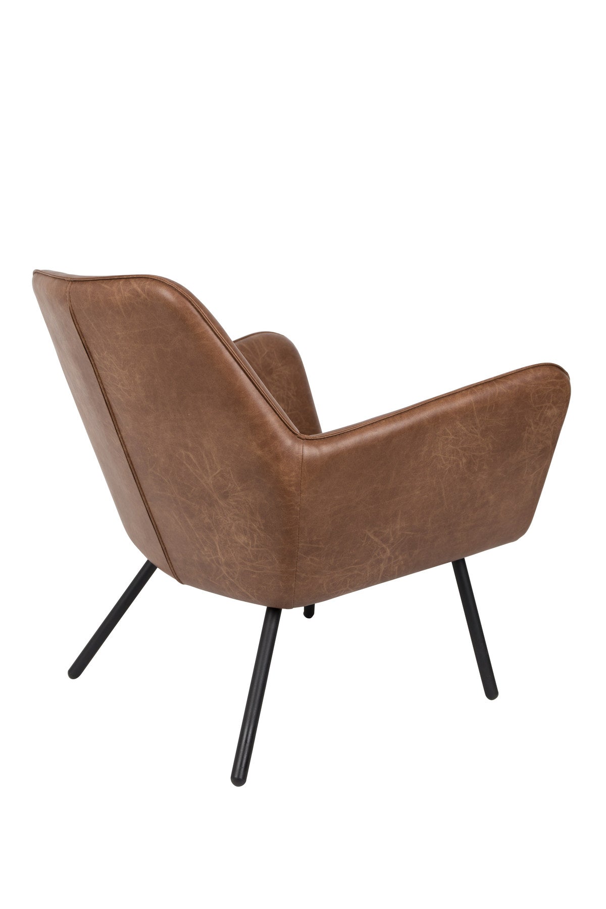 Sessel BON in Braun präsentiert im Onlineshop von KAQTU Design AG. Sessel mit Armlehnen ist von White Label Living