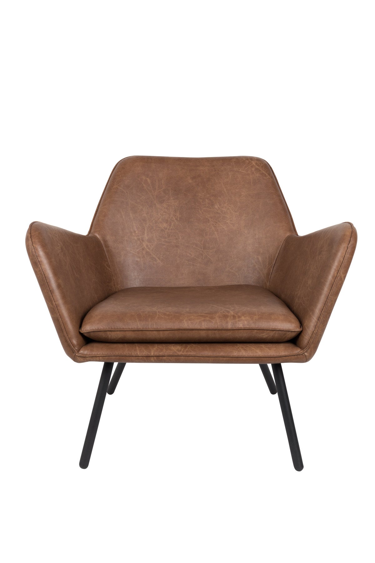 Sessel BON in Braun präsentiert im Onlineshop von KAQTU Design AG. Sessel mit Armlehnen ist von White Label Living