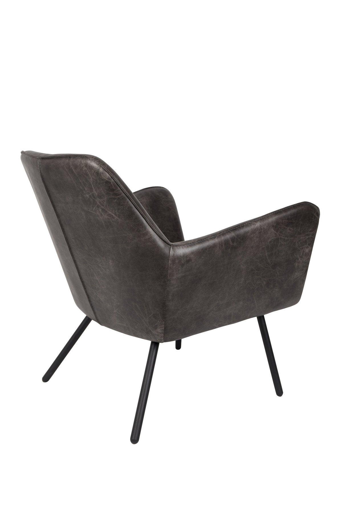 Sessel BON in Dunkelgrau präsentiert im Onlineshop von KAQTU Design AG. Sessel mit Armlehnen ist von White Label Living