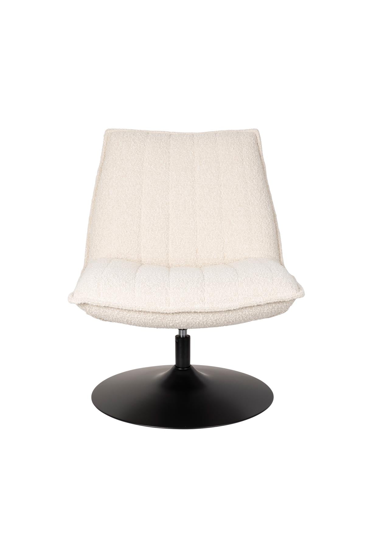 Loungesessel JAX in Weiss präsentiert im Onlineshop von KAQTU Design AG. Sessel ist von White Label Living
