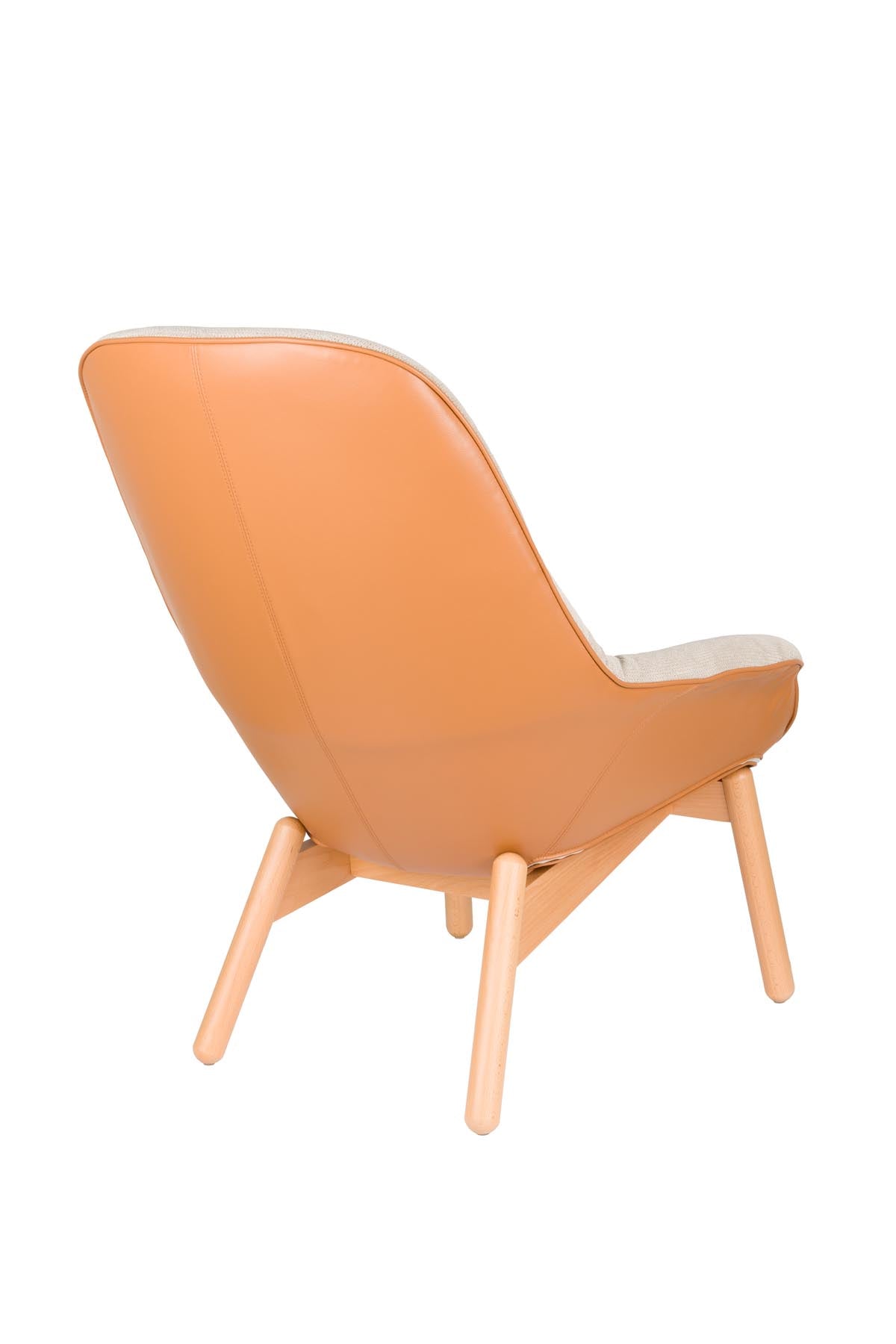 Loungesessel Duke in beige präsentiert im Onlineshop von KAQTU Design AG. Sessel ist von White Label Living