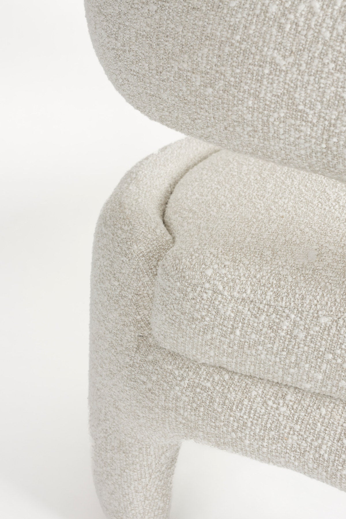 Loungesessel Nova in Weiss präsentiert im Onlineshop von KAQTU Design AG. Sessel mit Armlehnen ist von White Label Living