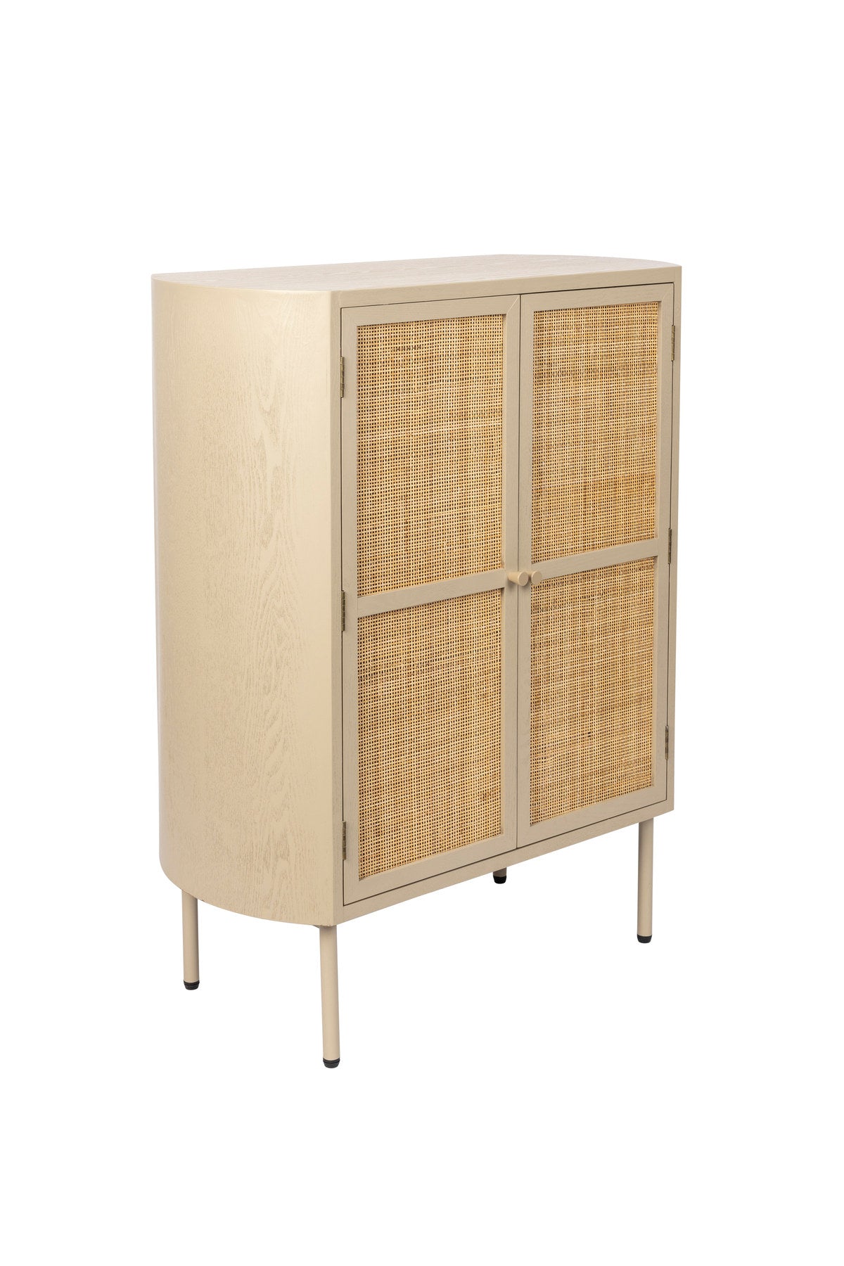 Cabinet Amaya Low 2do in beige präsentiert im Onlineshop von KAQTU Design AG. Cabinet ist von White Label Living
