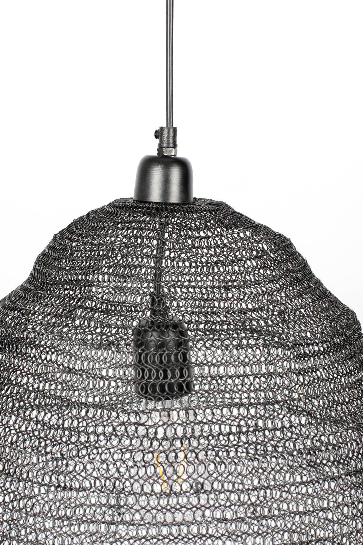 Pendellampe Lena in Schwarz präsentiert im Onlineshop von KAQTU Design AG. Pendelleuchte ist von White Label Living