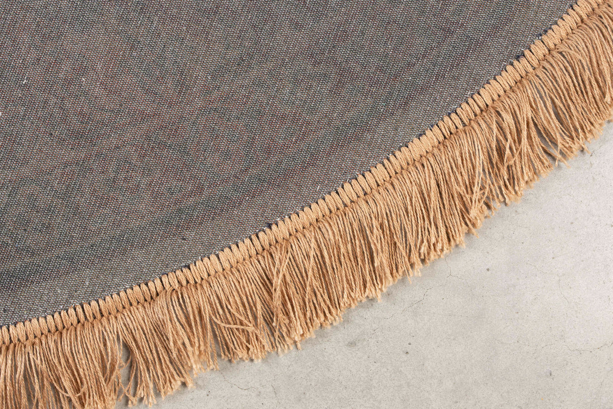 Teppich Raz rund in Grün präsentiert im Onlineshop von KAQTU Design AG. Teppich ist von White Label Living