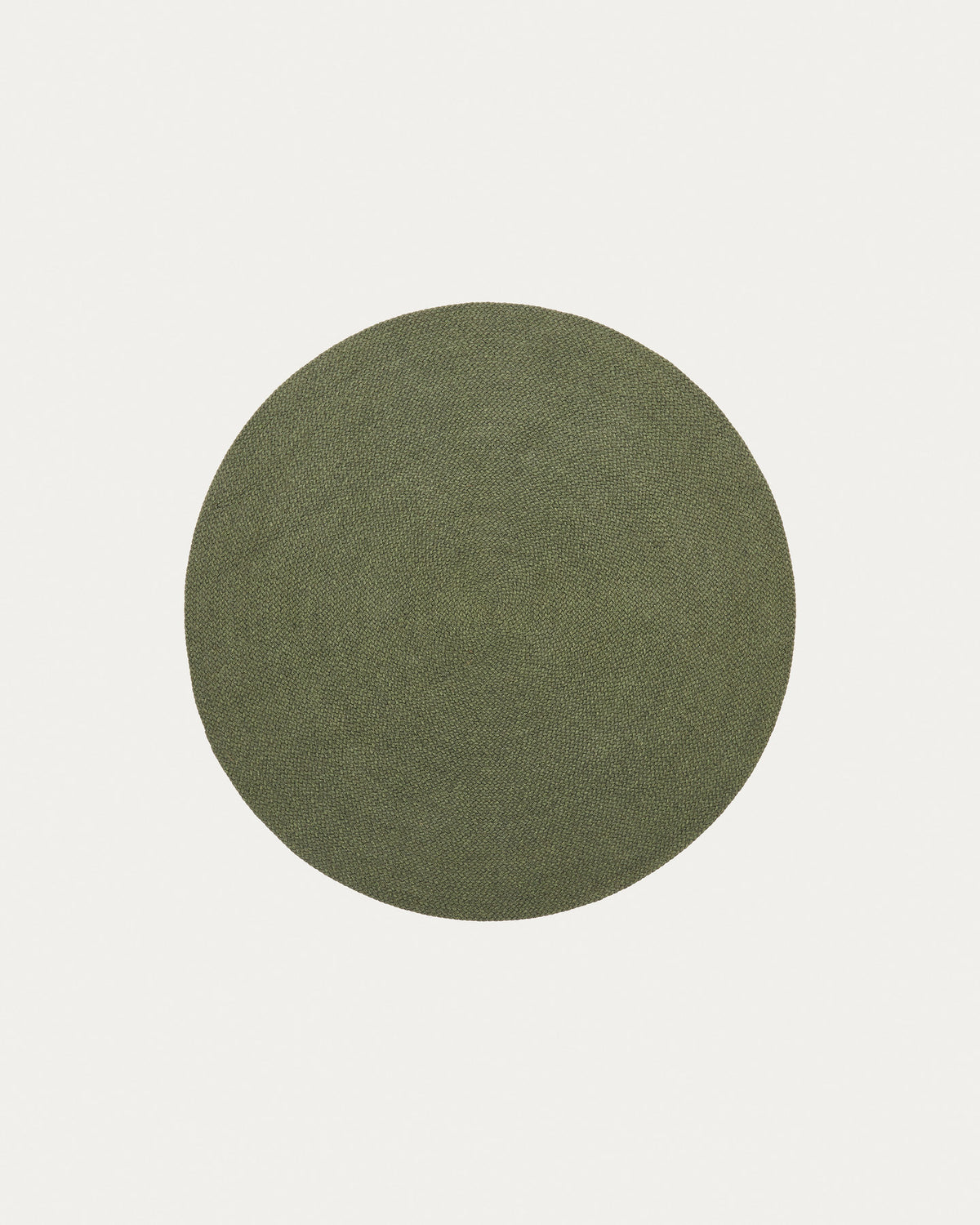 Teppich Despas aus synthetischen Fasern grün Ø150 cm in Grün präsentiert im Onlineshop von KAQTU Design AG. Teppich ist von Kave Home