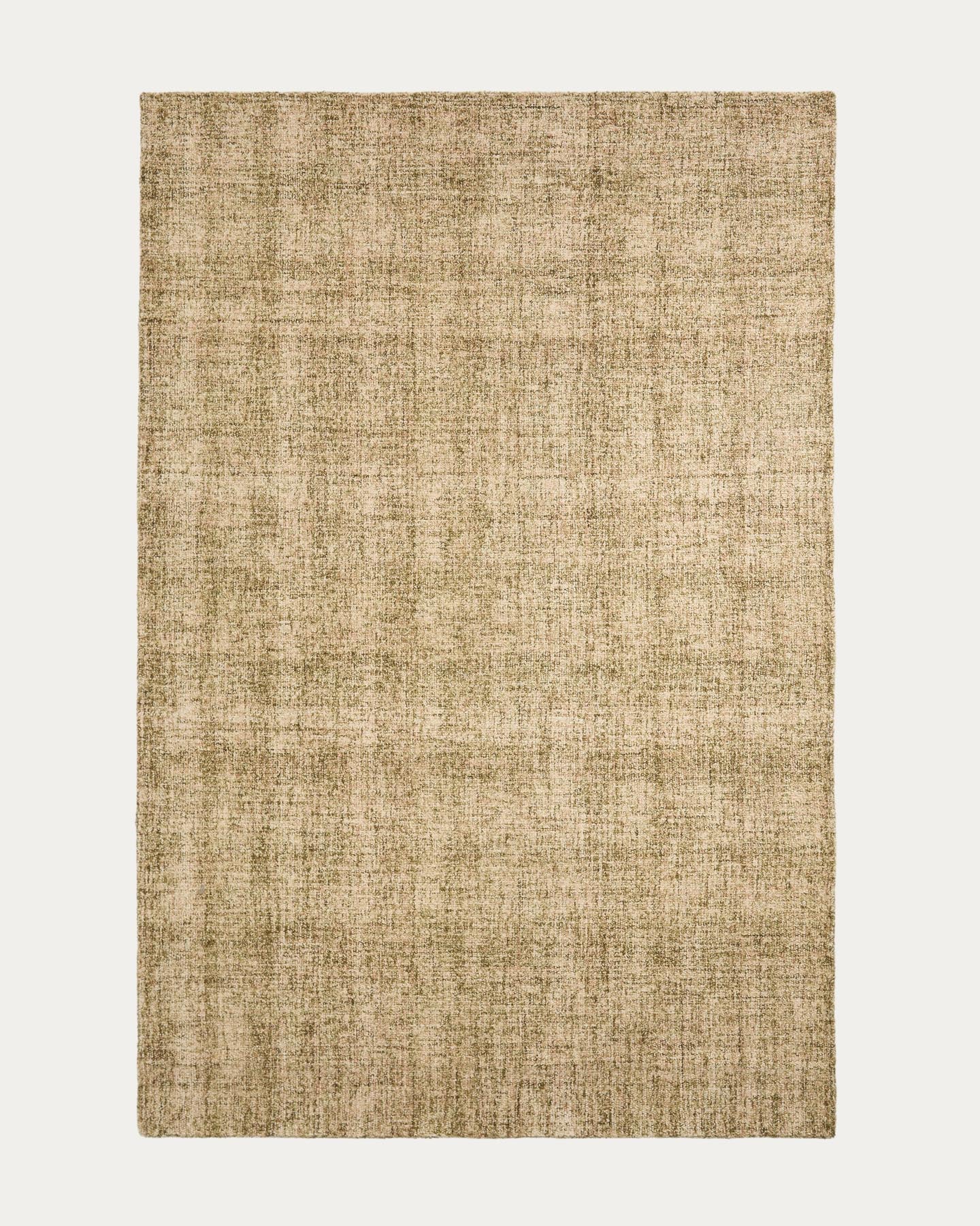 Wollmix-Teppich mit Mini-Bouclé-Effekt, 200 x 300 cm in Grün präsentiert im Onlineshop von KAQTU Design AG. Teppich ist von Kave Home