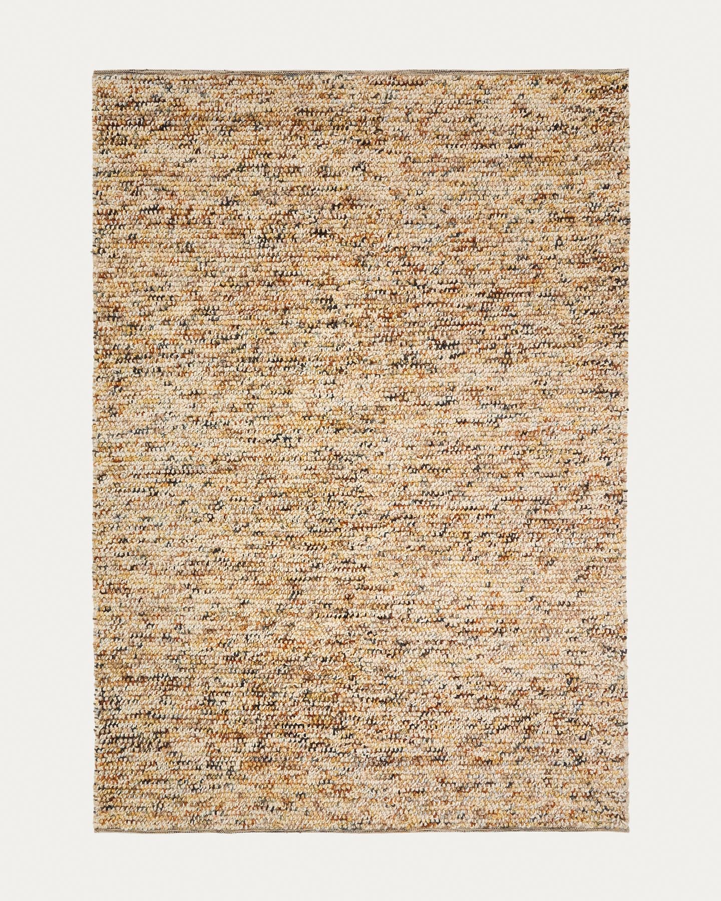 Bouclé-Wollteppich Elanis, mehrfarbig, 200 x 300 cm in Mehrfarbig präsentiert im Onlineshop von KAQTU Design AG. Teppich ist von Kave Home