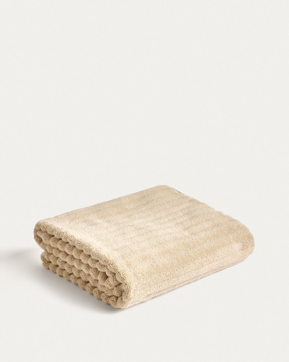 Badetuch Navira aus 100 % Baumwolle, beige, 70 X 140 cm in Beige präsentiert im Onlineshop von KAQTU Design AG. Badetuch ist von Kave Home