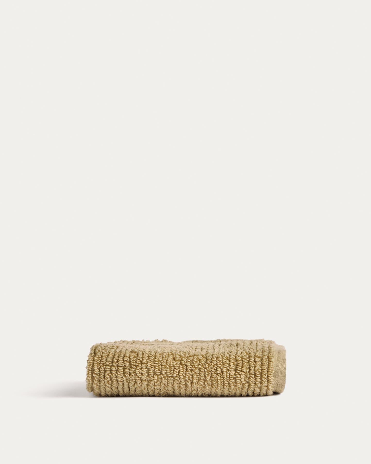 Toilettenhandtuch Olvira aus 100 % Baumwolle mit Jacquard-Muster, dunkelgrün, 30 x 50 cm in Dunkelgrün präsentiert im Onlineshop von KAQTU Design AG. Handtuch ist von Kave Home
