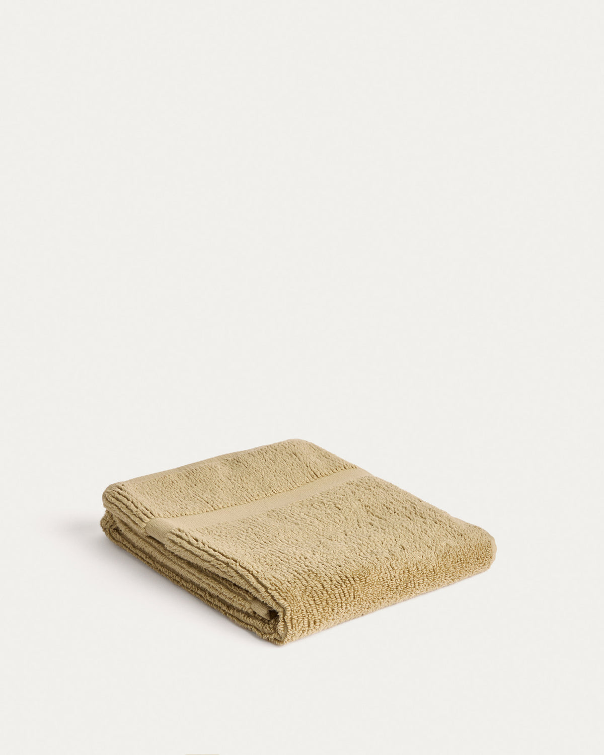 Handtuch Olvira aus 100 % Baumwolle mit Jacquard-Muster, dunkelgrün, 50 x 90 cm in Dunkelgrün präsentiert im Onlineshop von KAQTU Design AG. Handtuch ist von Kave Home